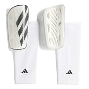 adidas Tiro League Shin Guards White / Black / Silver Metallic (Set)