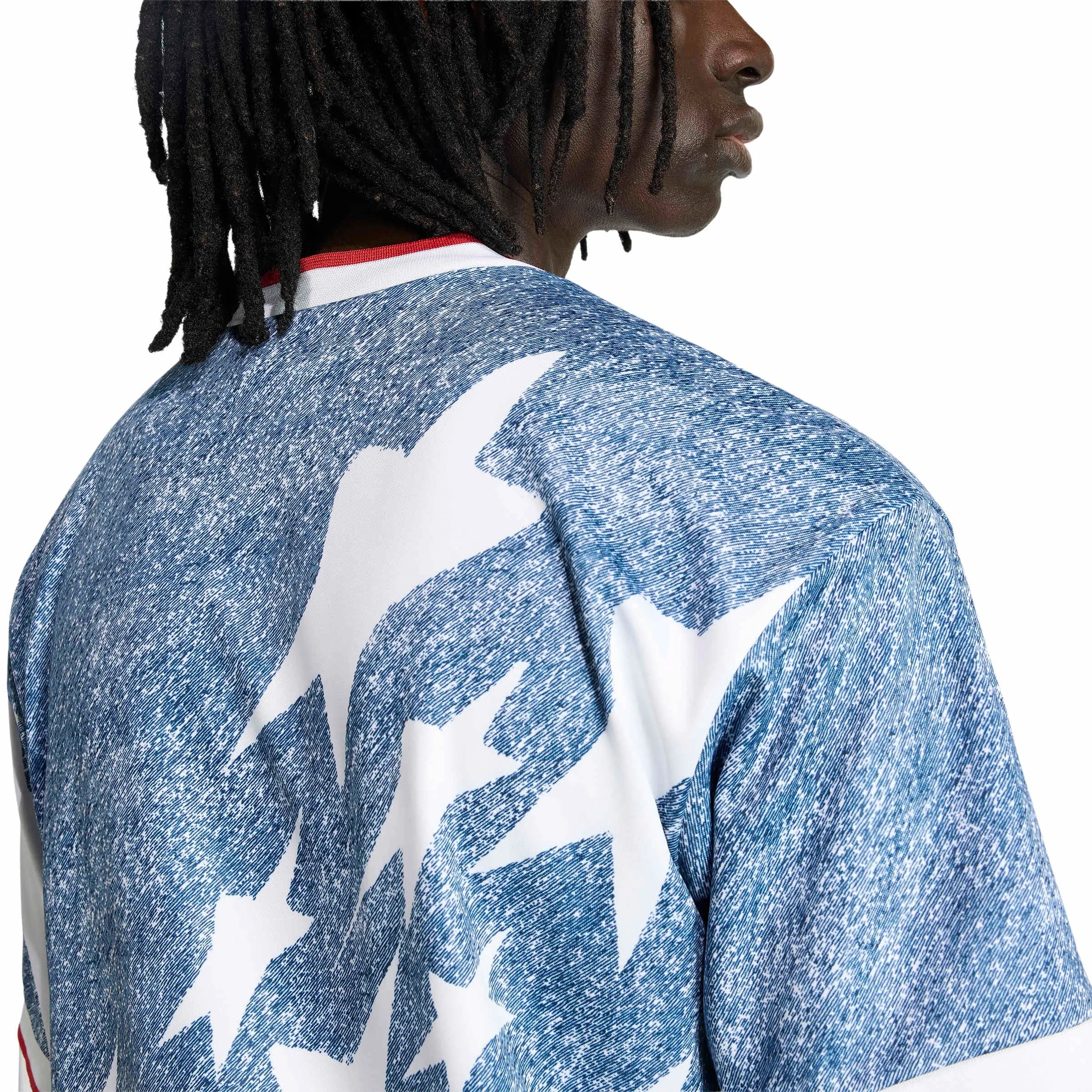adidas USA Men's Denim Graphic Jersey (Detail 2)