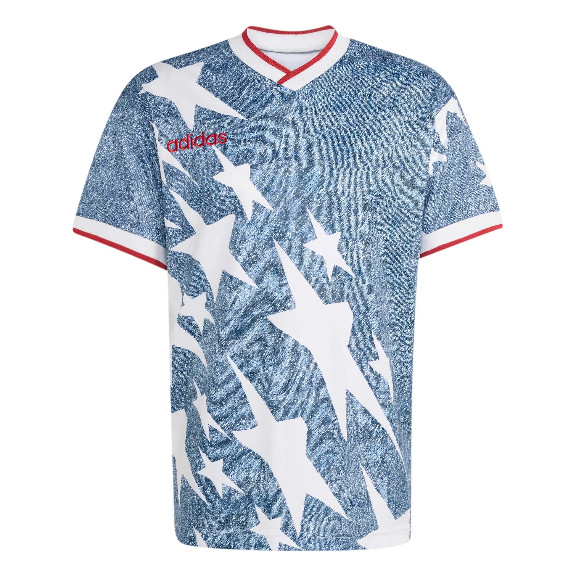 adidas USA Men's Denim Graphic Jersey (Front)