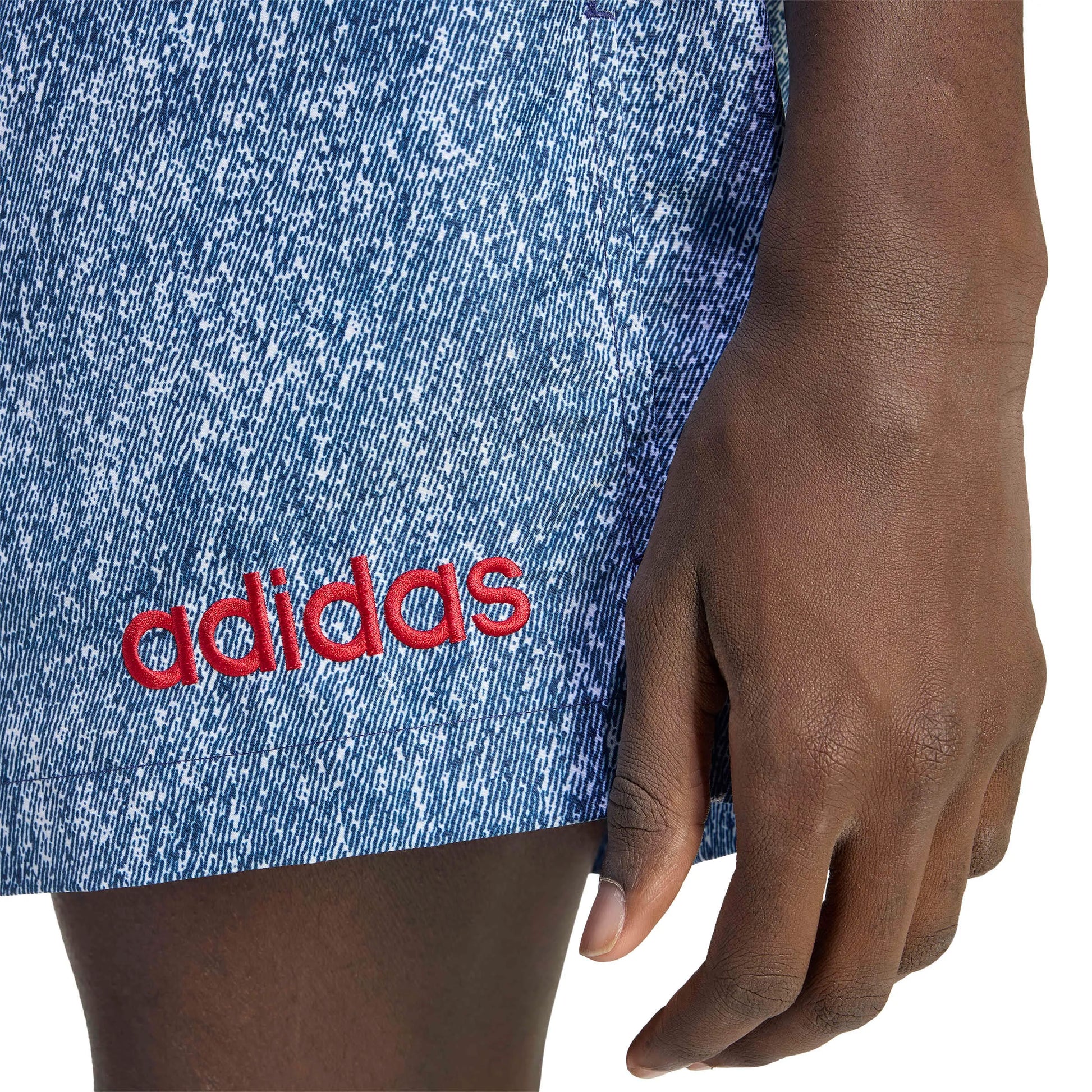 adidas USA Men's Denim Graphic Shorts (Detail 2)
