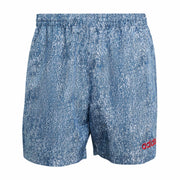 adidas USA Men's Denim Graphic Shorts (Front)