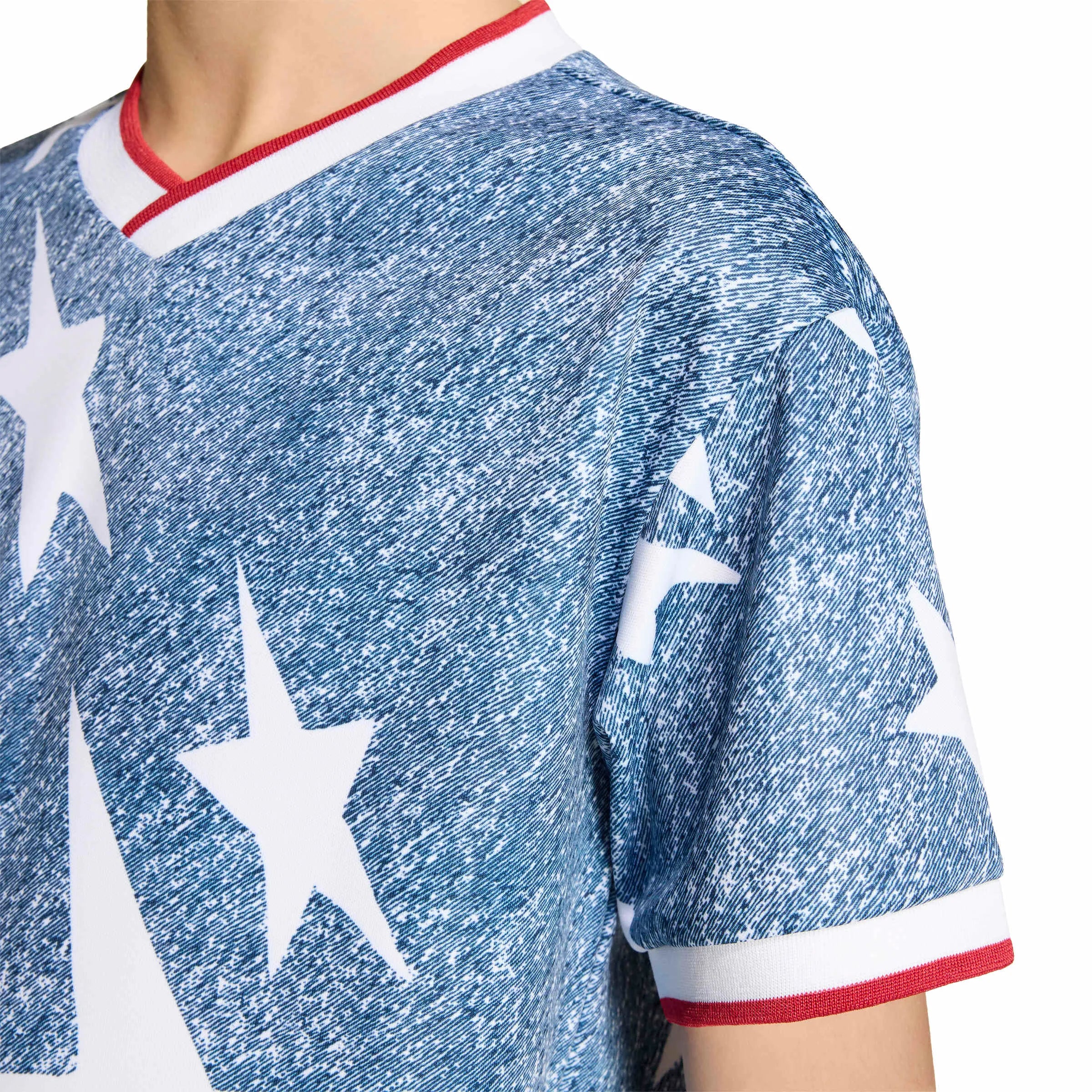 adidas USA Youth Denim Graphic Jersey