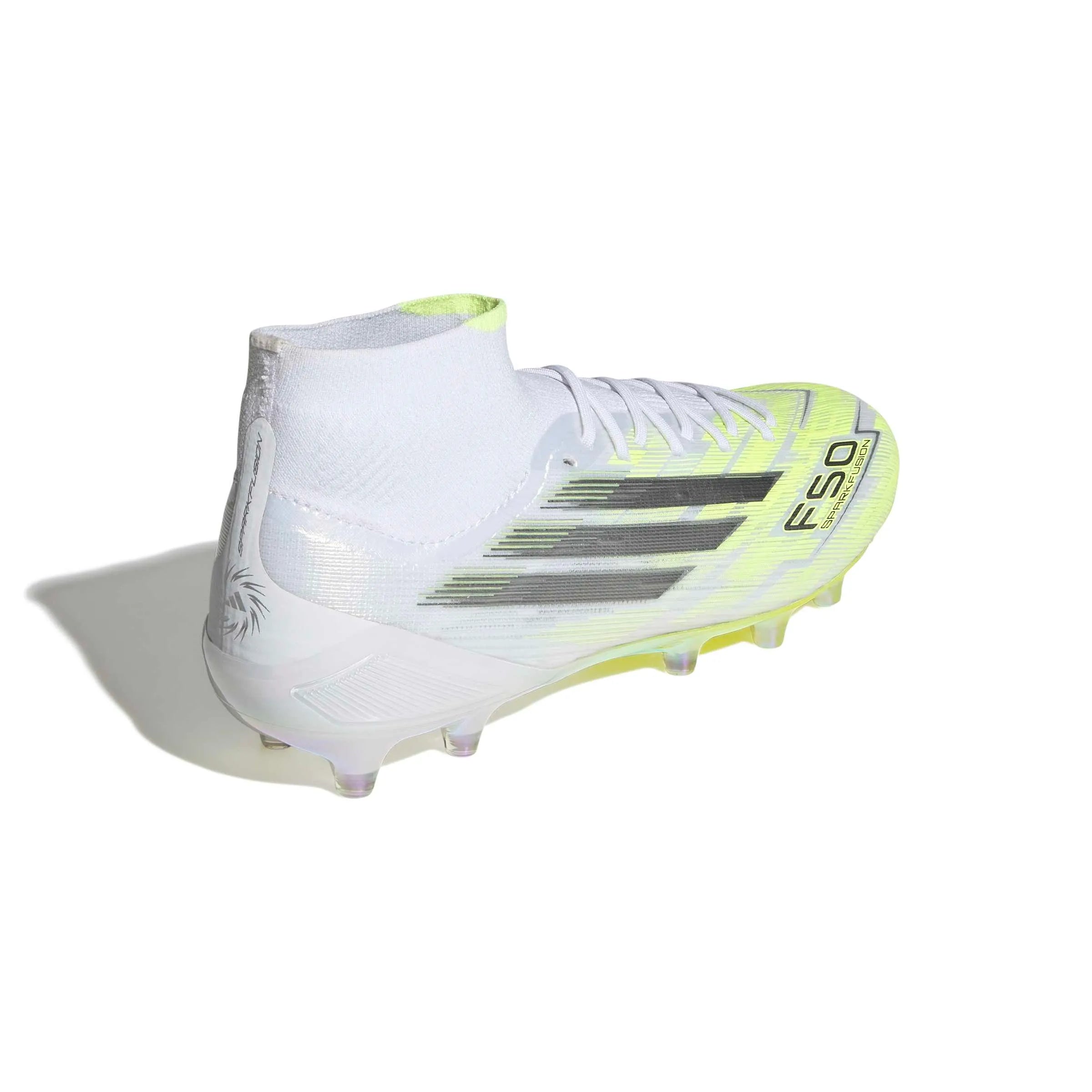 adidas Women's F50 Sparkfusion Elite Firm-Artificial Ground Soccer Cleats - Born For Goals Pack (SP26) (Lateral - Back)