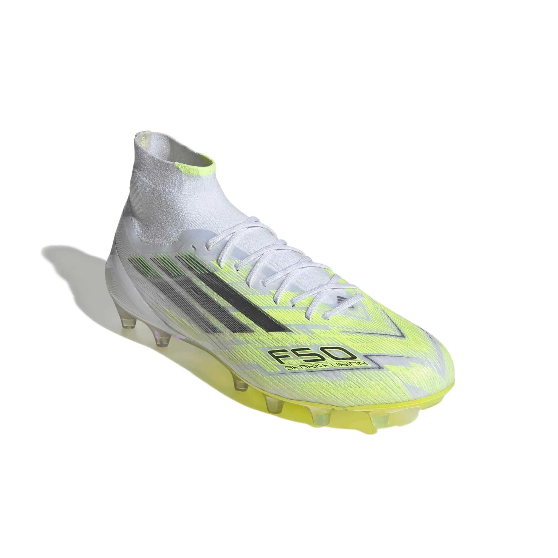 adidas Women's F50 Sparkfusion Elite Firm-Artificial Ground Soccer Cleats - Born For Goals Pack (SP26) (Lateral - Front)