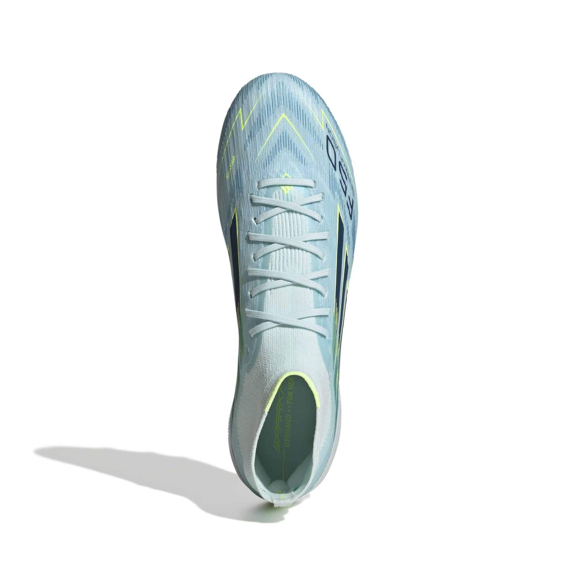 adidas Women's F50 Sparkfusion Elite Firm-Artificial Ground Soccer Cleats - Ice Cold Precision Pack (SP26) (Top)