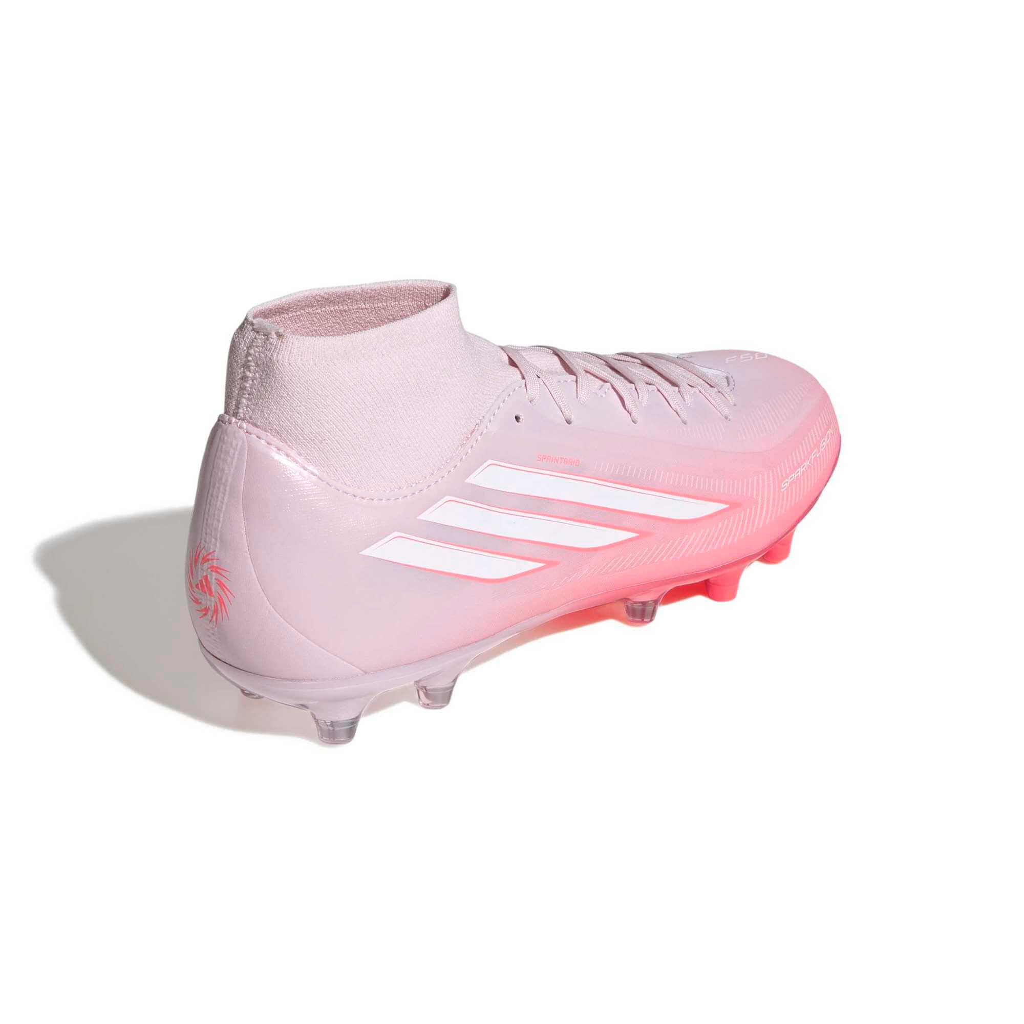 adidas Women's F50 Sparkfusion League Firm-Artificial Ground Soccer Cleats - Chaos Vs Control Pack (FA26) (Lateral - Back)