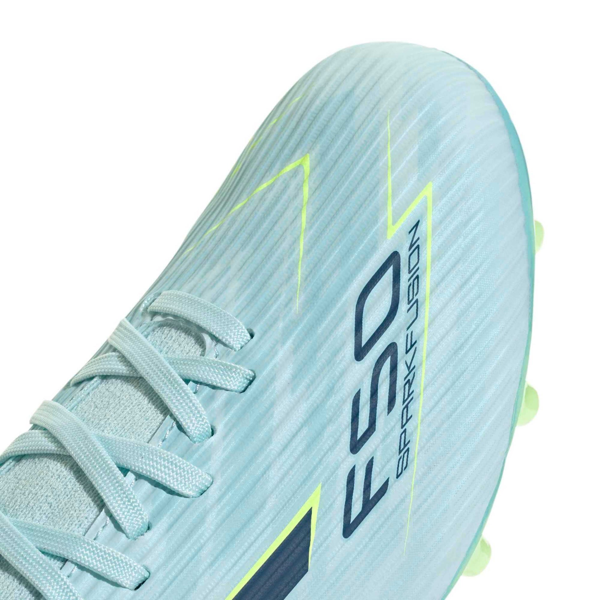 adidas Women's F50 Sparkfusion League Firm-Artificial Ground Soccer Cleats - Ice Cold Precision Pack (SP26) (Detail 1)