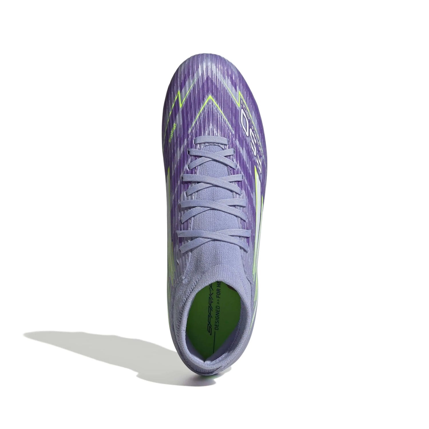 adidas Women's F50 Sparkfusion League Firm-Artificial Ground Soccer Cleats - Radiant Blaze Pack (FA25) (Top)
