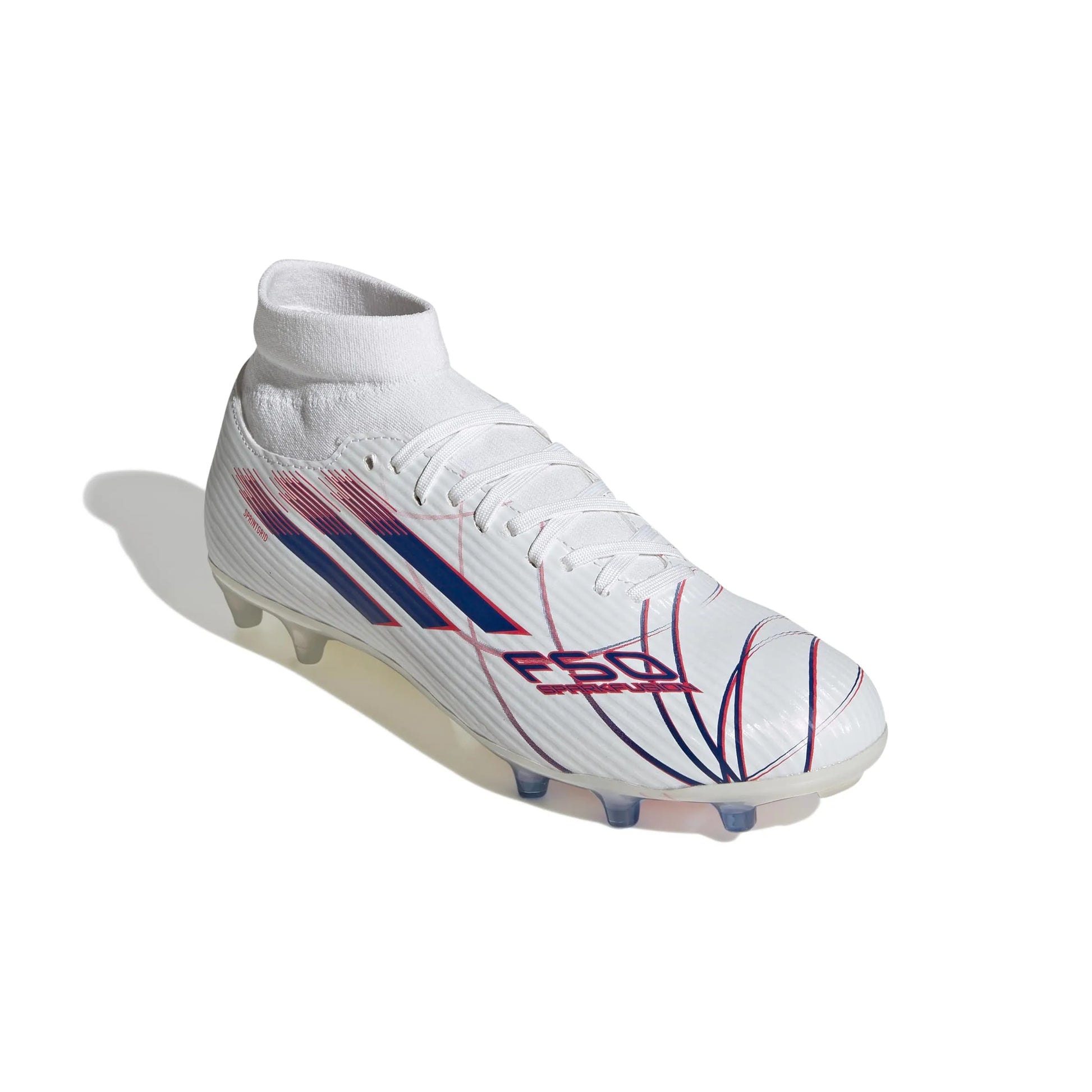 adidas Women's F50 Sparkfusion League Firm/Artificial Ground Soccer Cleats - Icon Takeover Pack (SP26) (Lateral - Front)