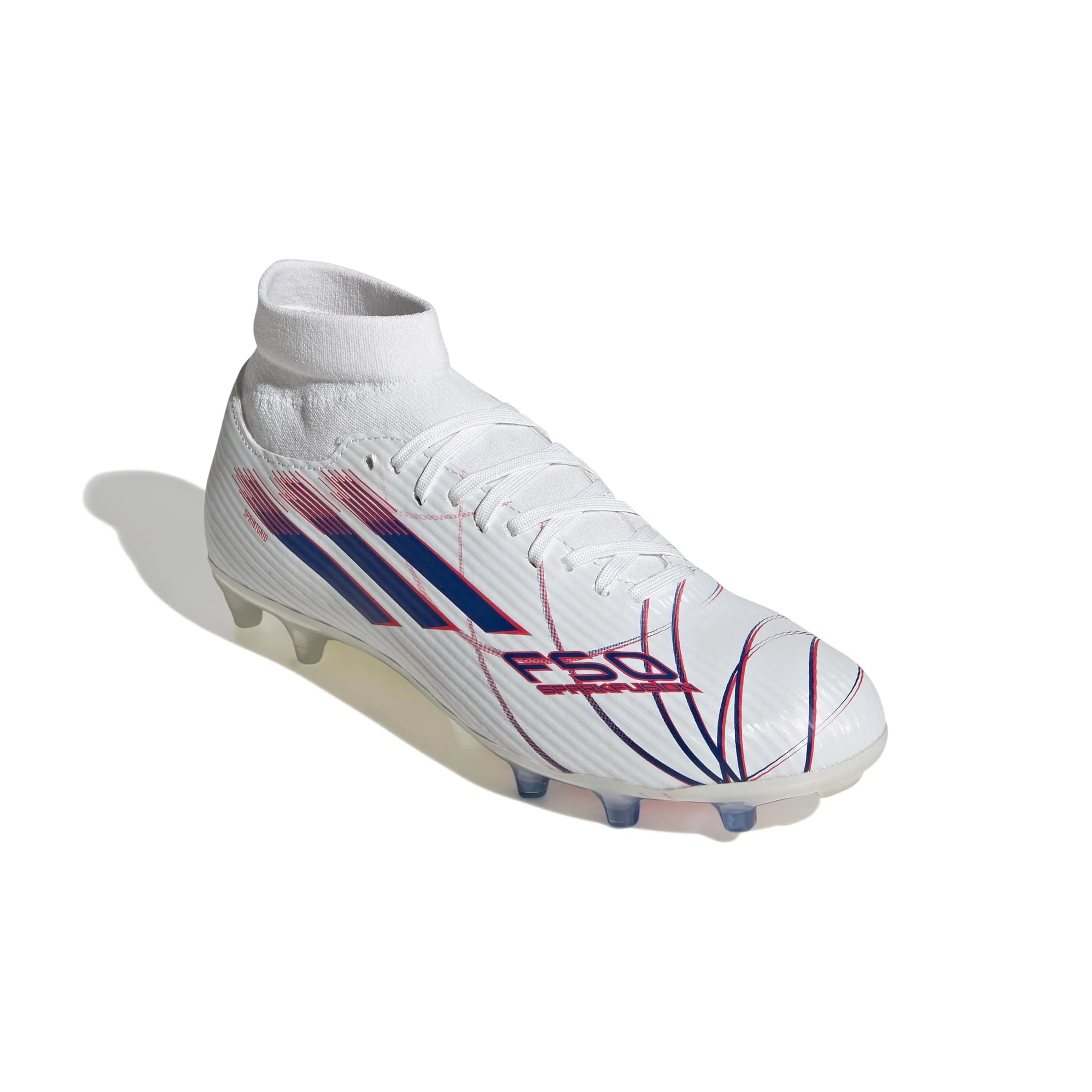 adidas Women's F50 Sparkfusion League Firm/Artificial Ground Soccer Cleats - Icon Takeover Pack (SP26) (Lateral - Front)