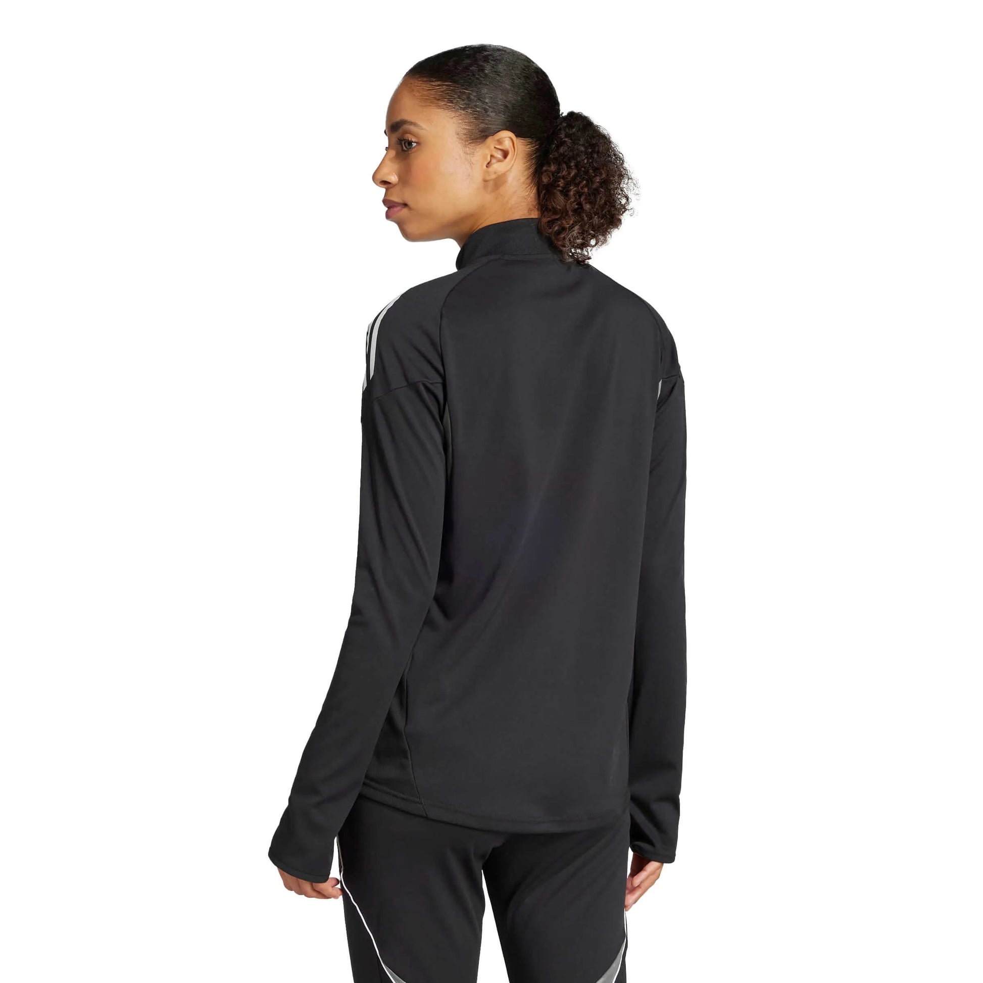 adidas Women's Tiro 25 Competition Training Top Black (Model - Back)