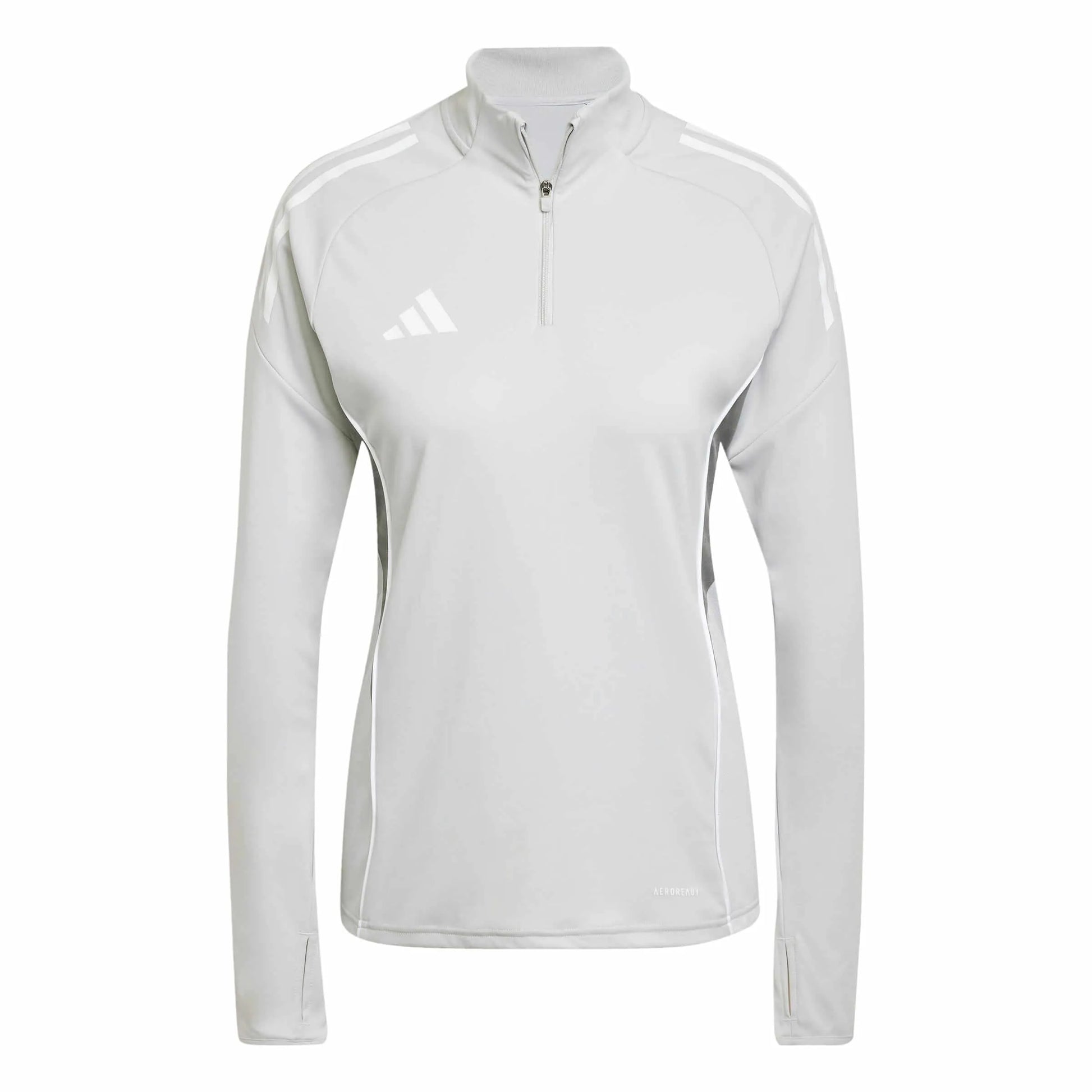 adidas Women's Tiro 25 Competition Training Top Light Grey (Front)