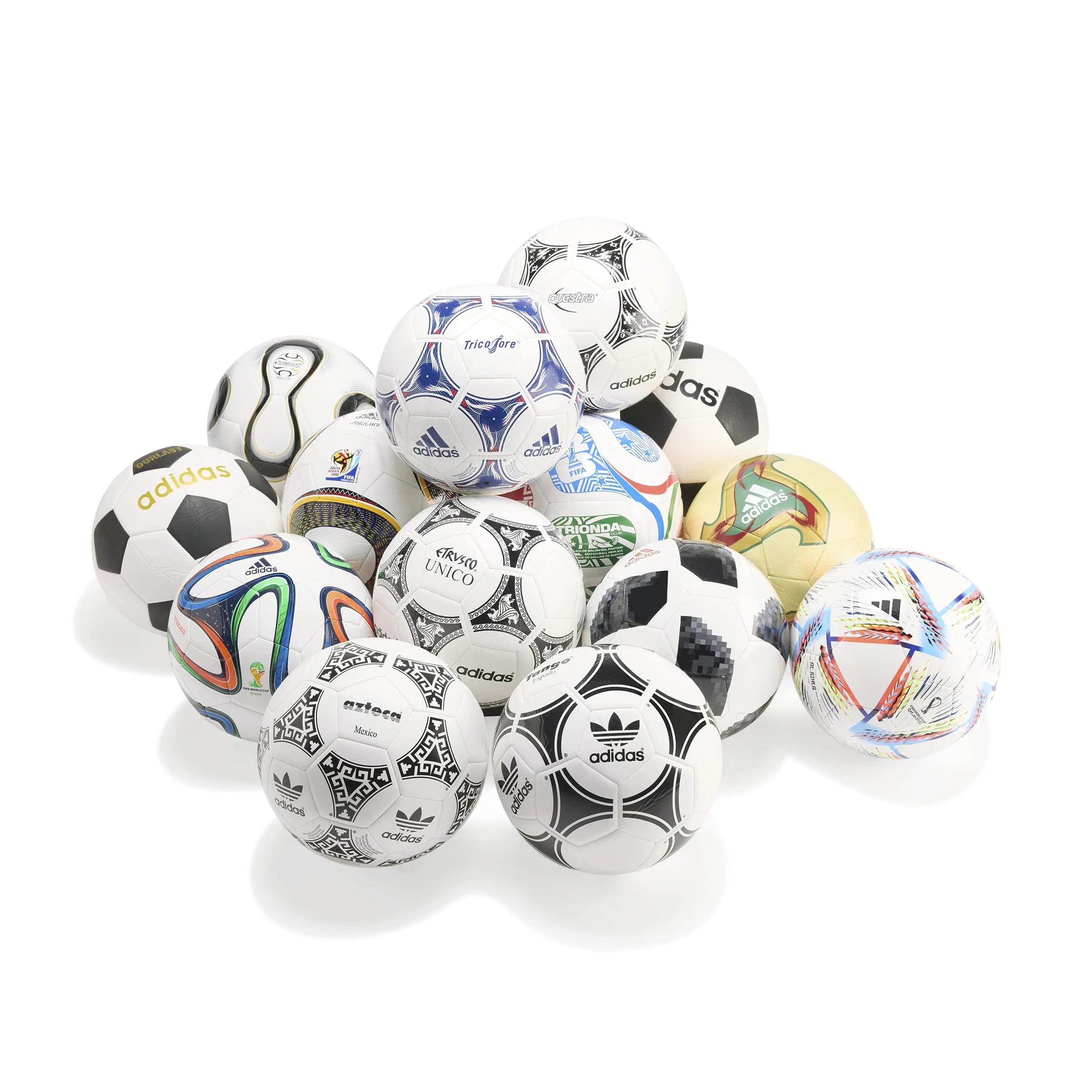 adidas World Cup Historical Club Soccer Ball Set (Balls)