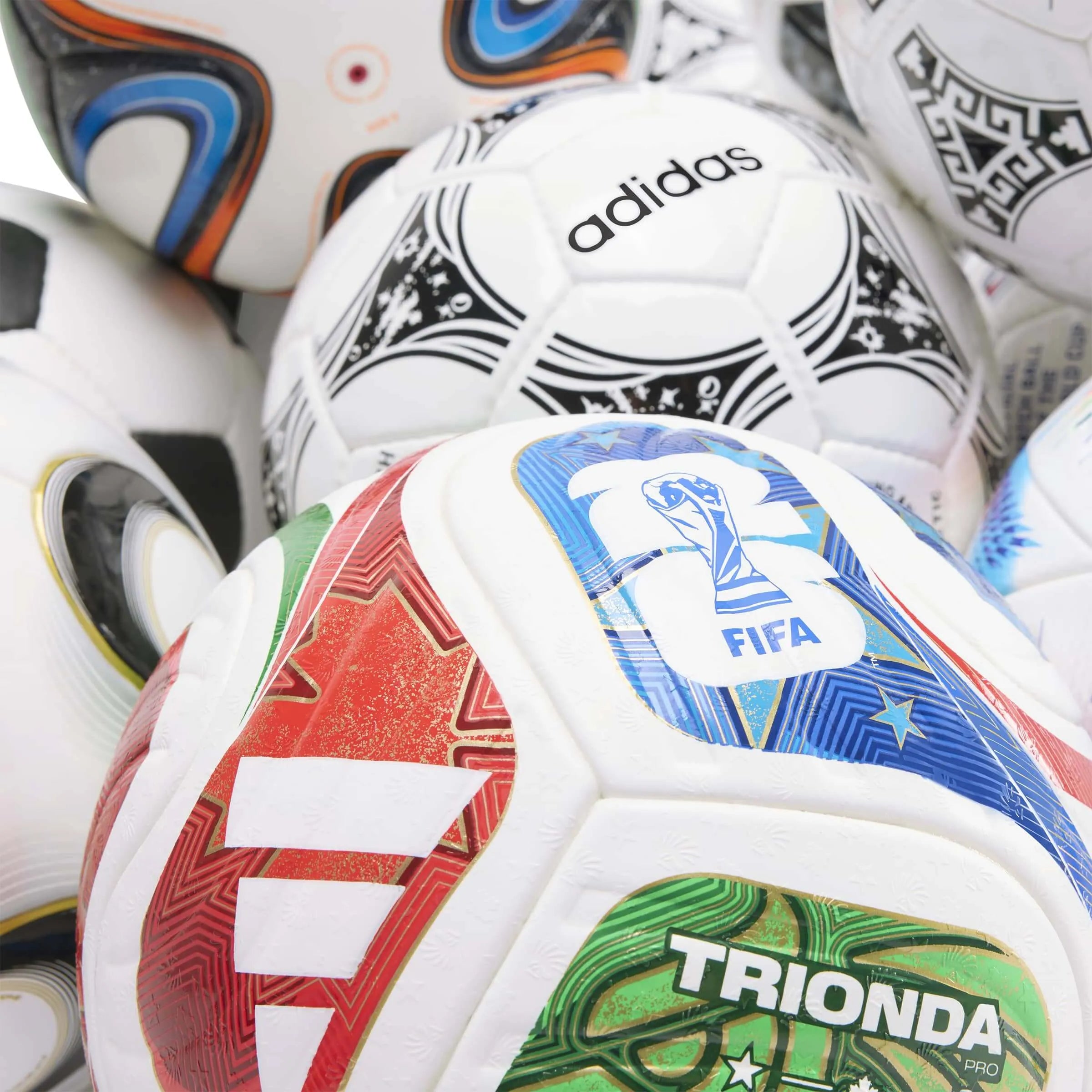 adidas World Cup Historical Match Soccer Ball Set (Detail 2)
