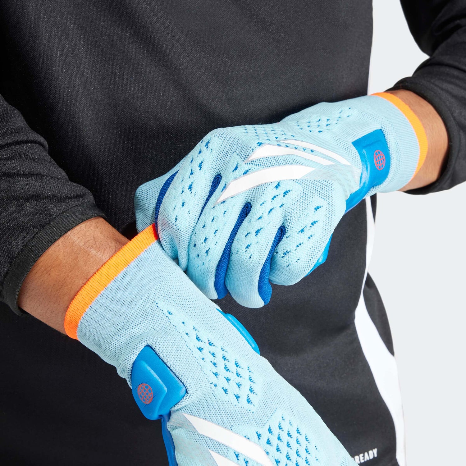 adidas X GL Pro Goalkeeper Gloves Bliss Blue/Royal Blue/White (Detail 1)