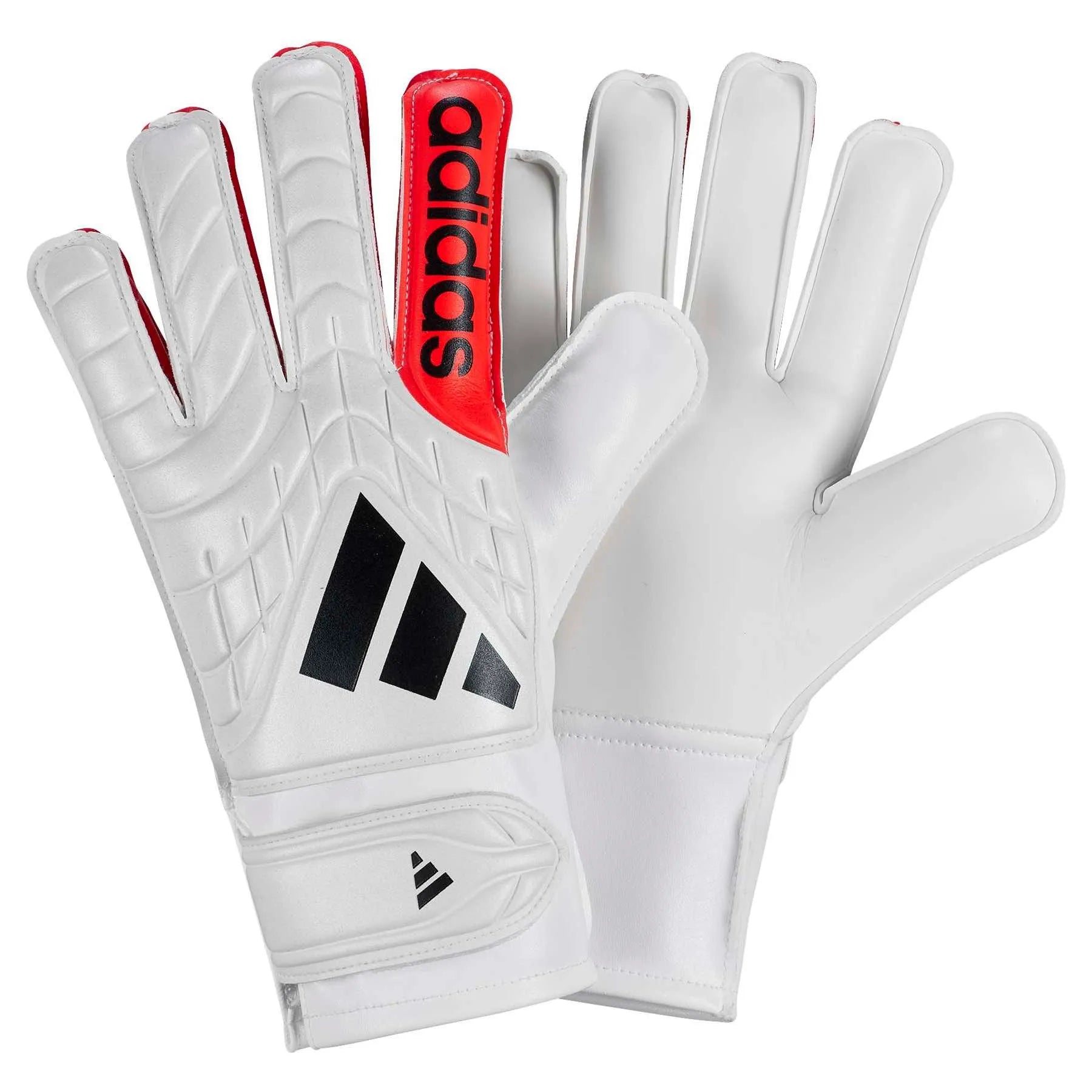 adidas Youth Copa GL Club Goalkeeper Gloves Zero Metallic / Black / Lucid Red (Pair)