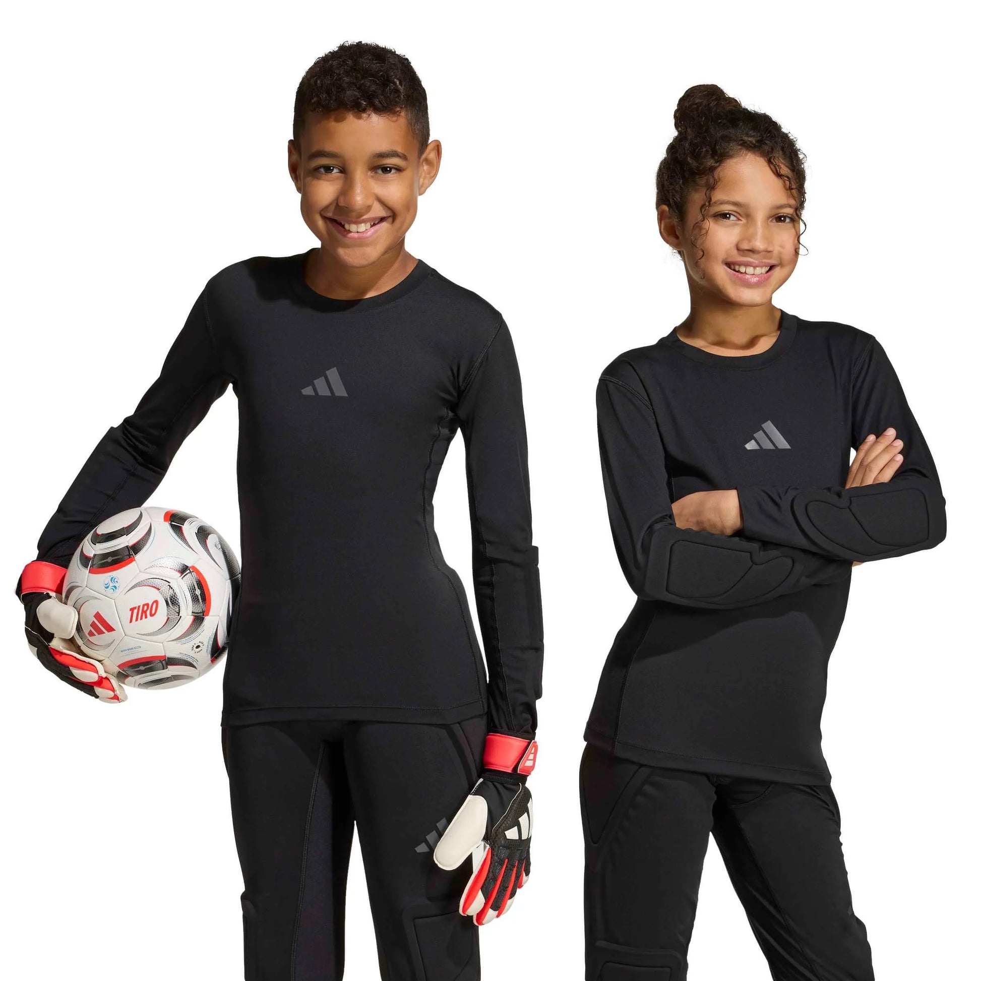 adidas Youth Goalkeeper Padded Long Sleeve (Models - Front)