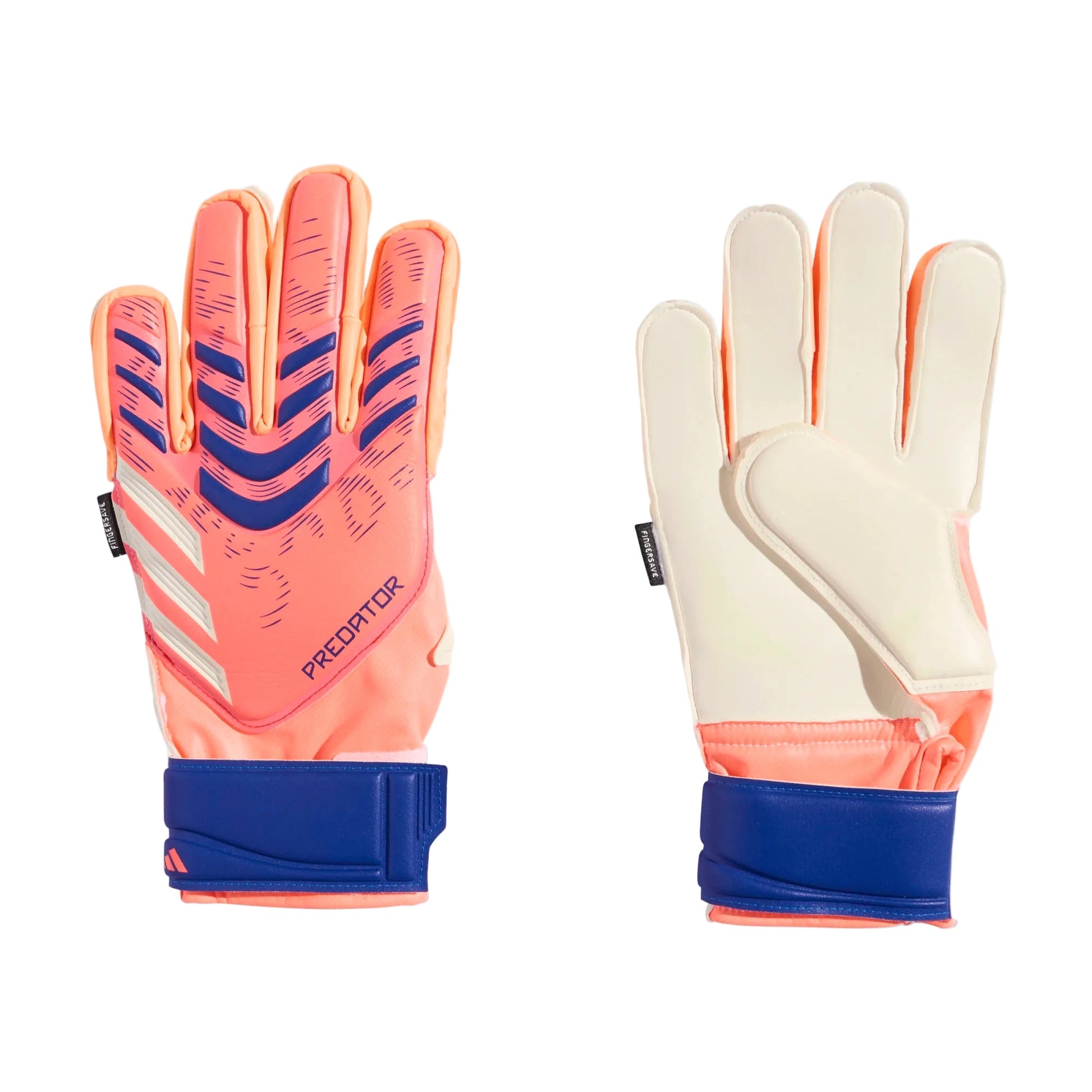 adidas Youth Predator GL Match Fingersave Goalkeeper Gloves (Pair)
