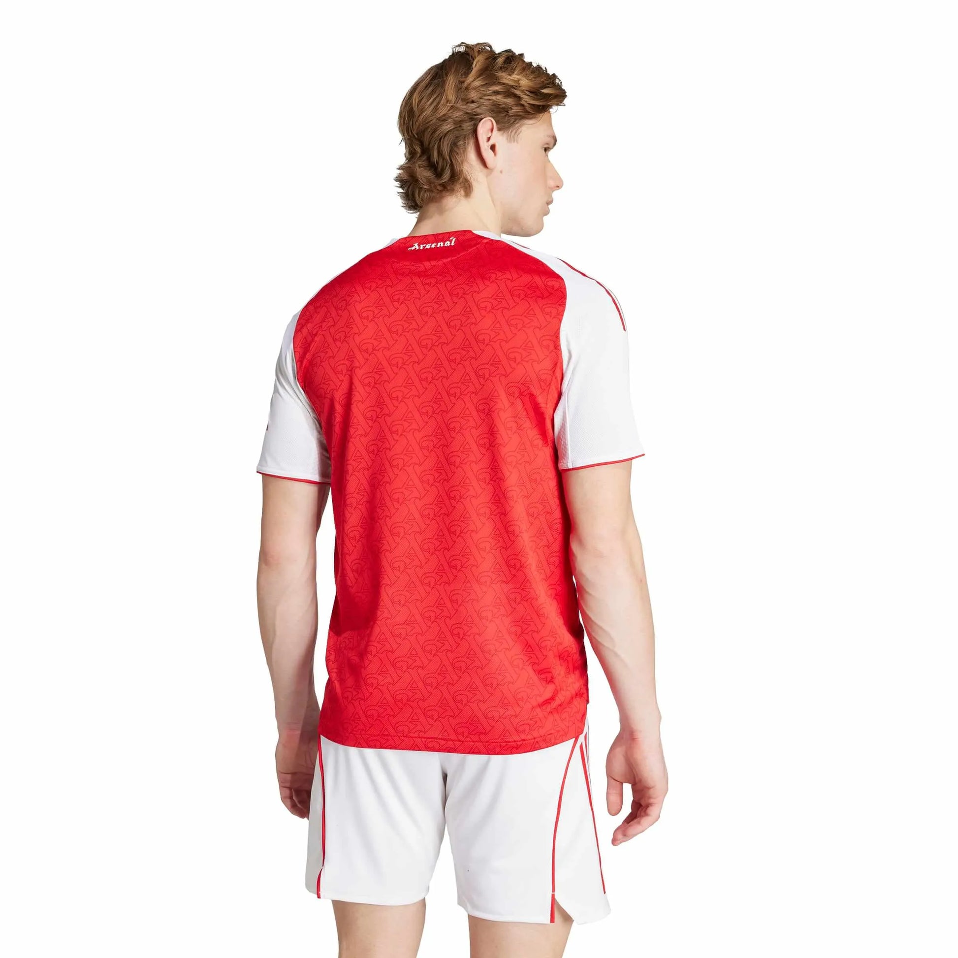 adidas 2025-26 Arsenal Men's Authentic Home Soccer Jersey (Model - Back)