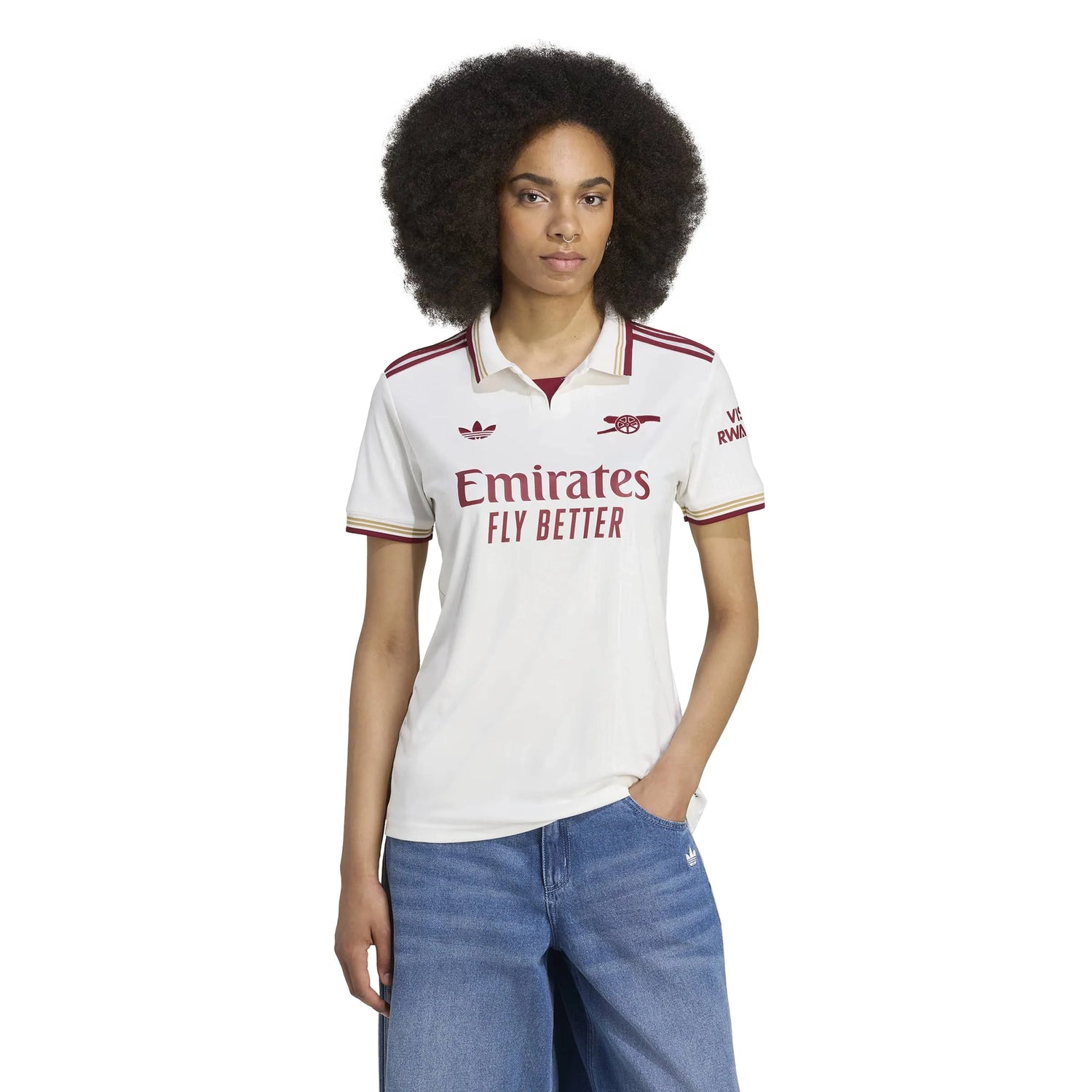 adidas 2025-26 Arsenal Women's Stadium Third Soccer Jersey (Model - Front)