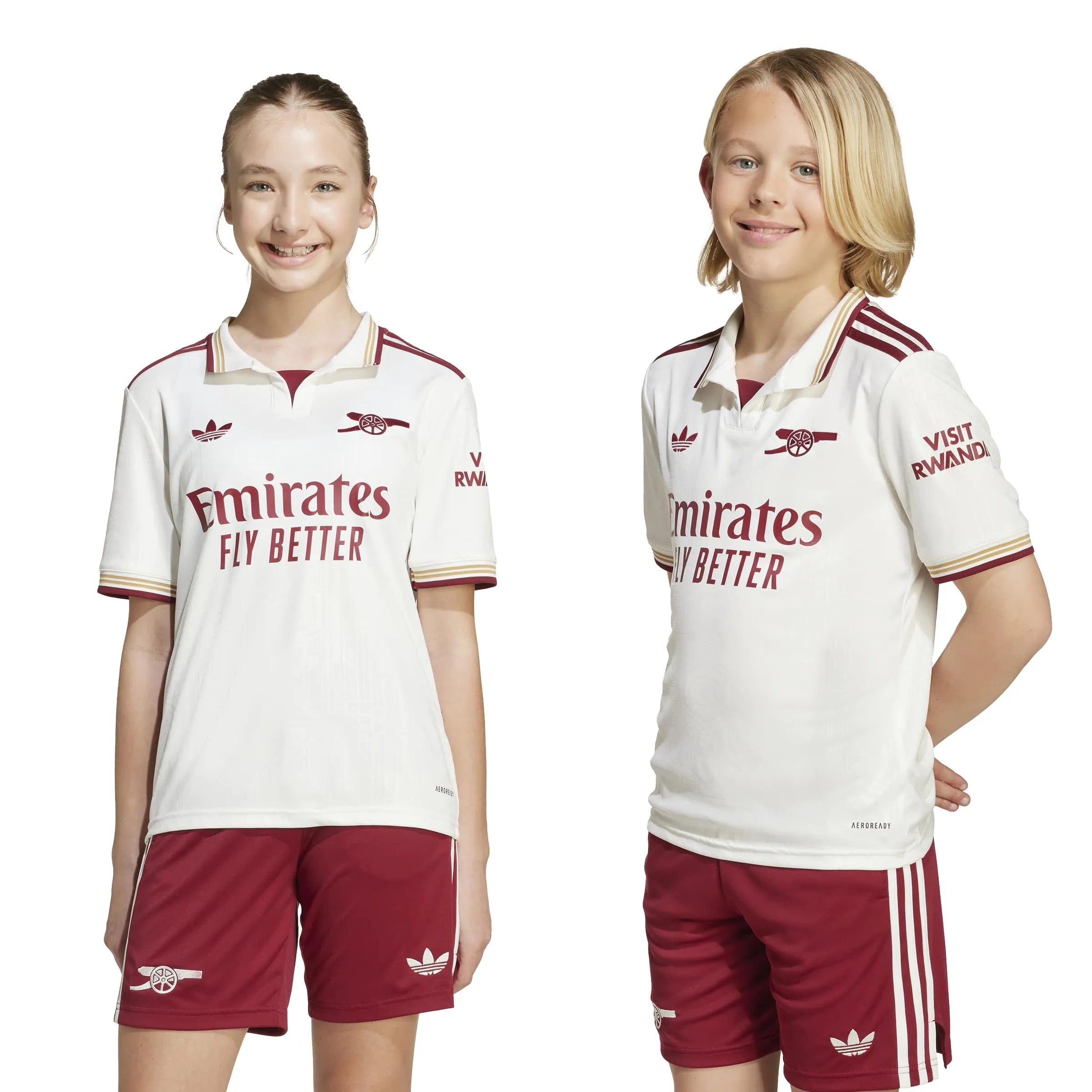 adidas 2025-26 Arsenal Youth Stadium Third Soccer Jersey (Models - Front)