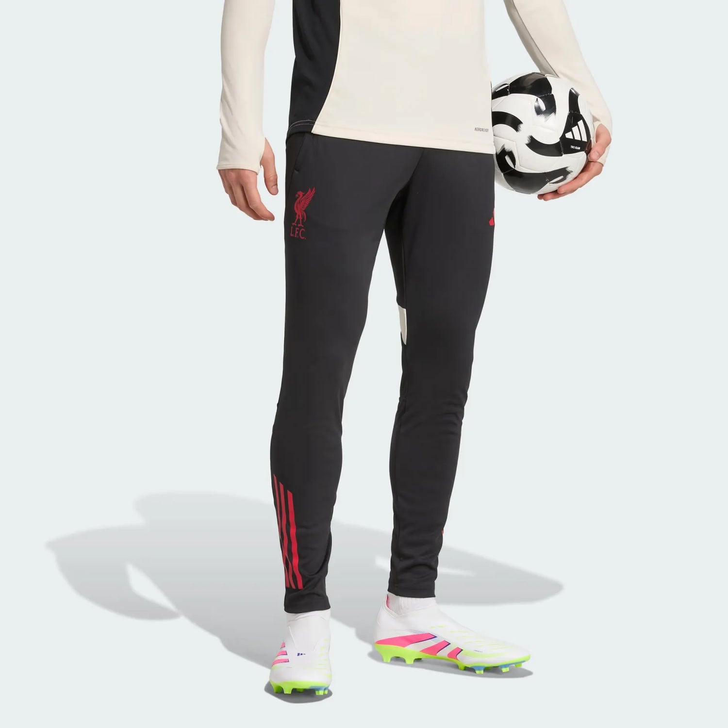 adidas 2025-26 Liverpool Mens Training Pants (Model - Front)