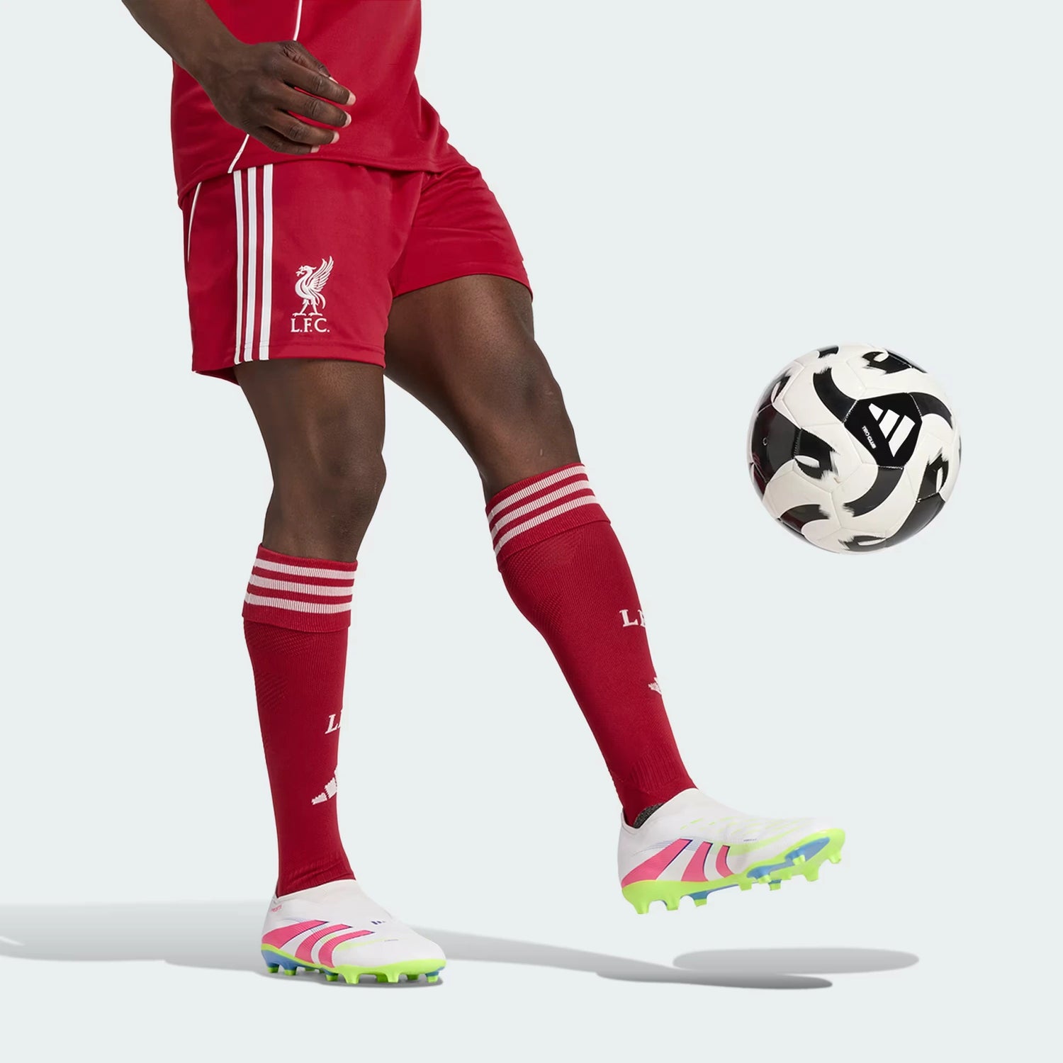 adidas 2025-26 Liverpool Men's Home Shorts (Model - Side)