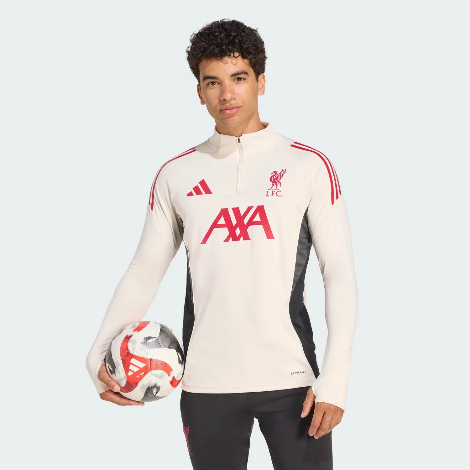 adidas 2025-26 Liverpool Mens Training Top (Model - Front)
