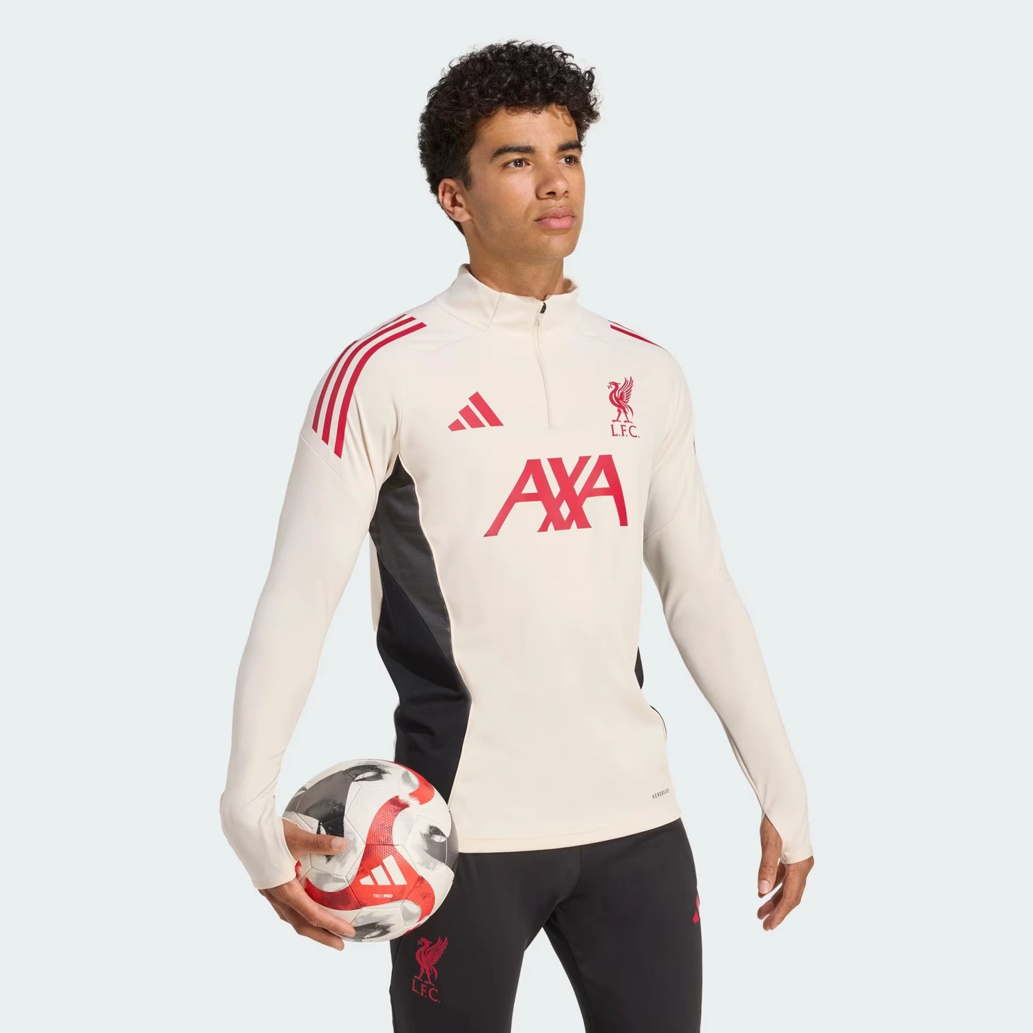 adidas 2025-26 Liverpool Mens Training Top (Model - Side)