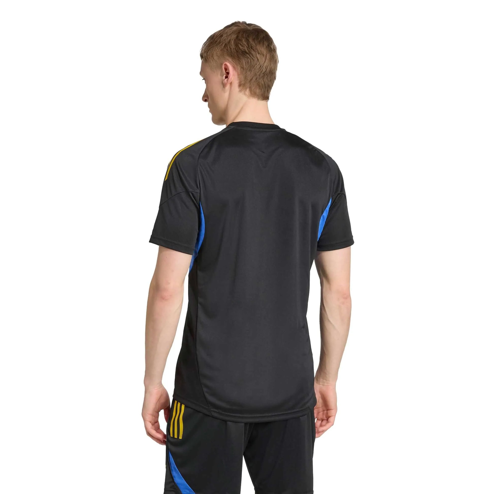 adidas 2025-26 Manchester United Men's EU Training Soccer Jersey (Model - Back)