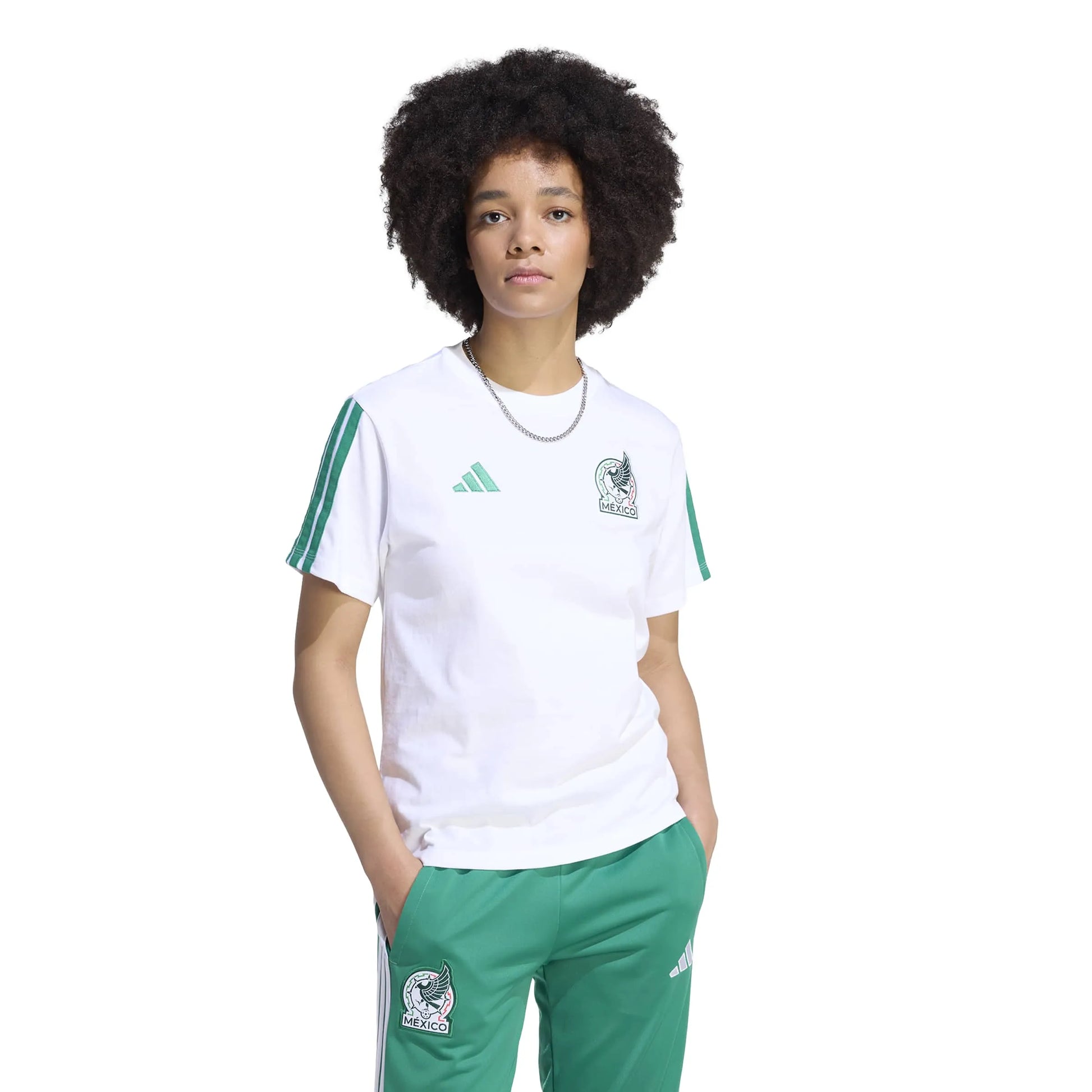 adidas 2026 Mexico Women's Tee (Model - Front)