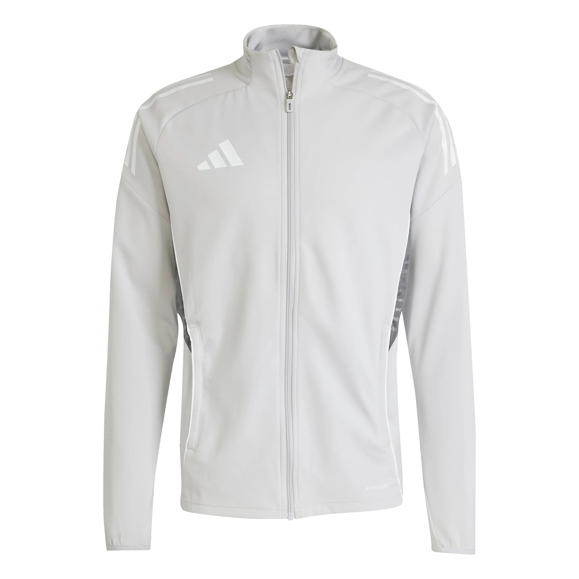 adidas Men's Tiro25C Training Jacket Light Grey (Front)
