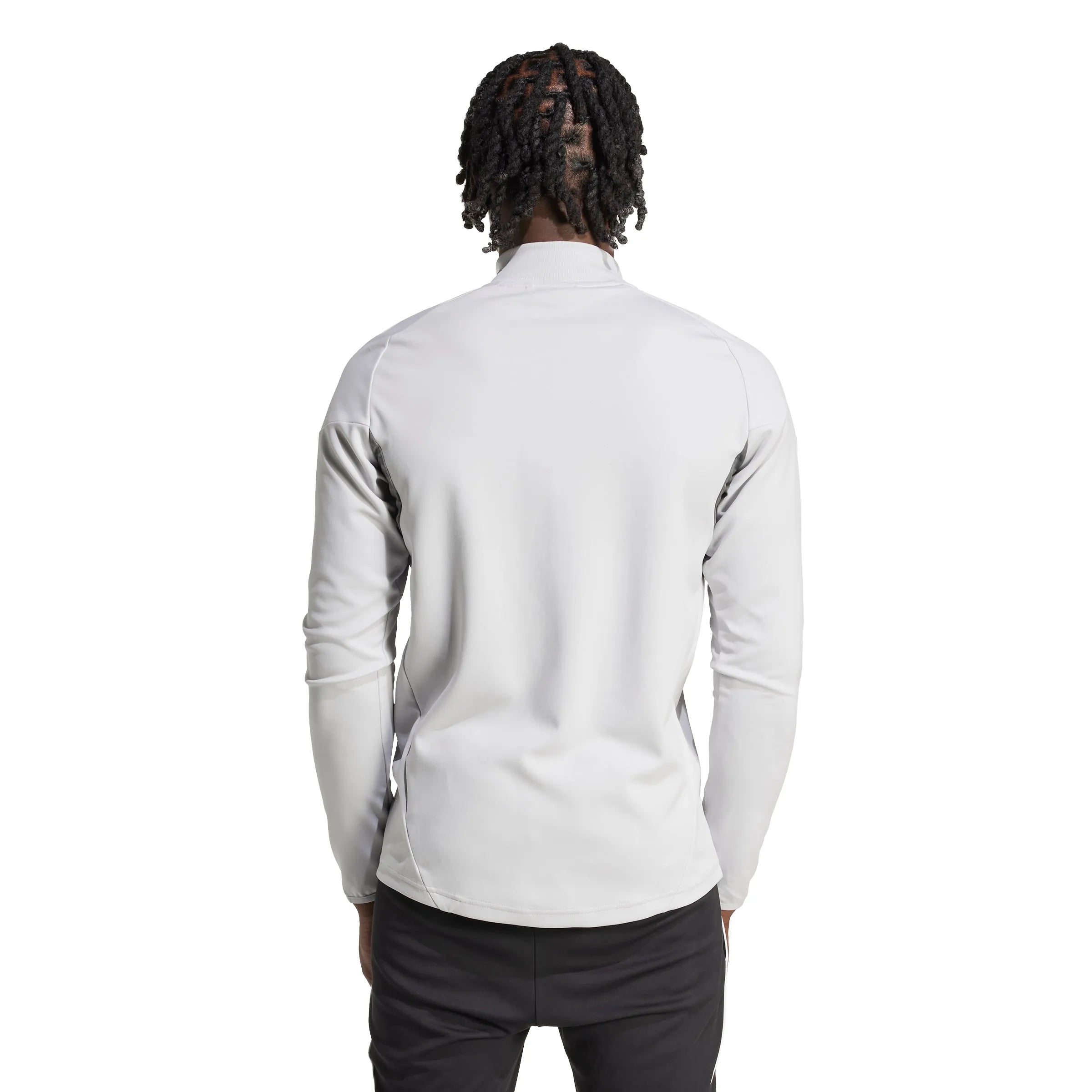 adidas Men's Tiro25C Training Jacket Light Grey (Model - Back)