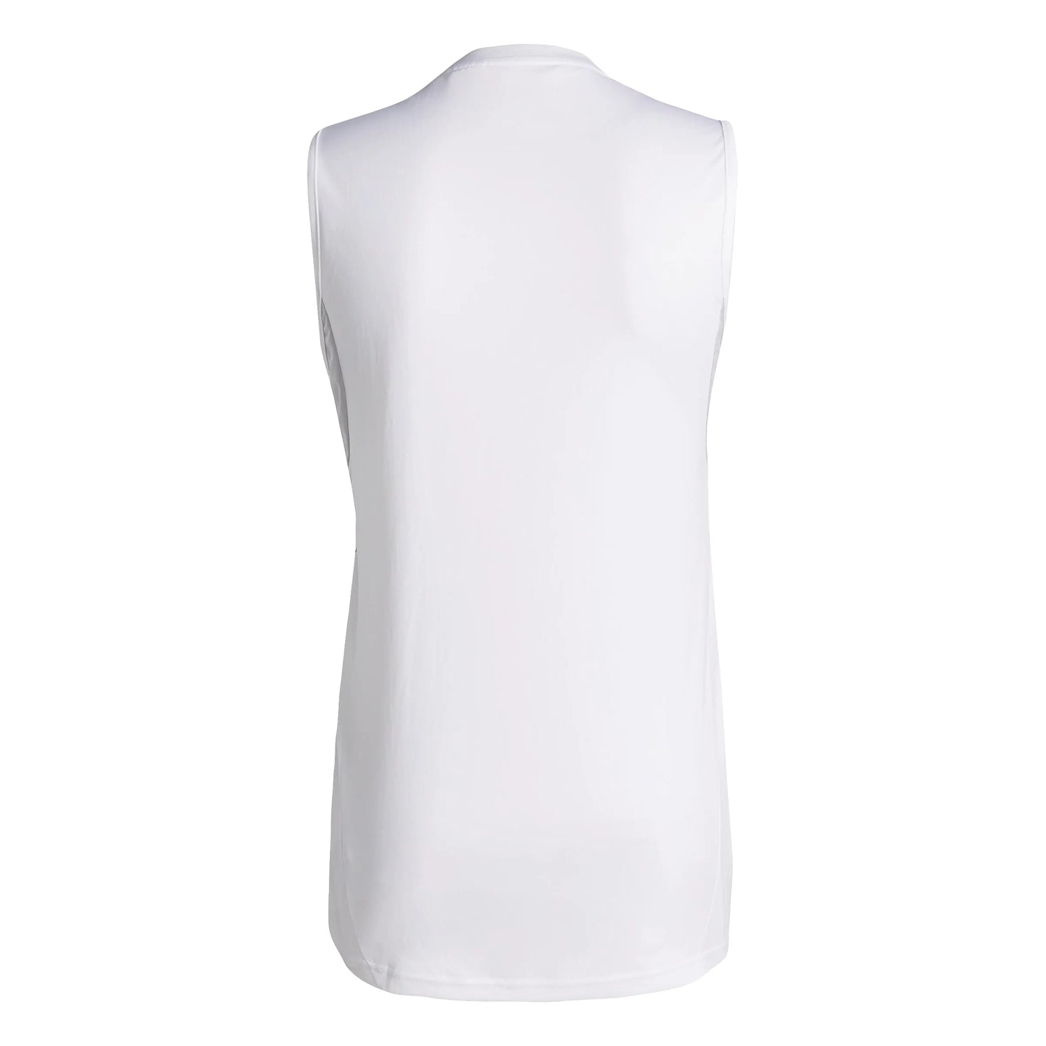 adidas Men's Tiro 25 Competition Sleeveless Soccer Jersey White (Back)