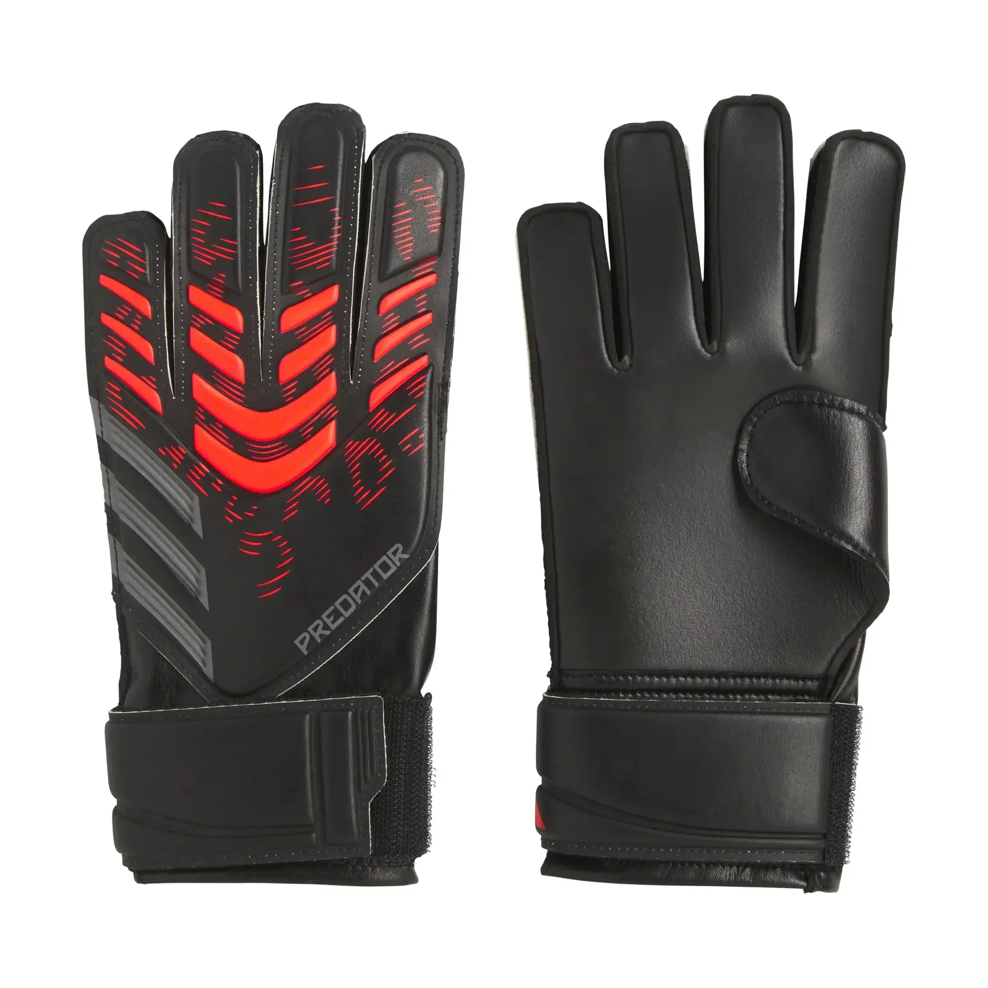 adidas Predator GL Training Goalkeeper Gloves Black / Black / Lucid Red (Pair)