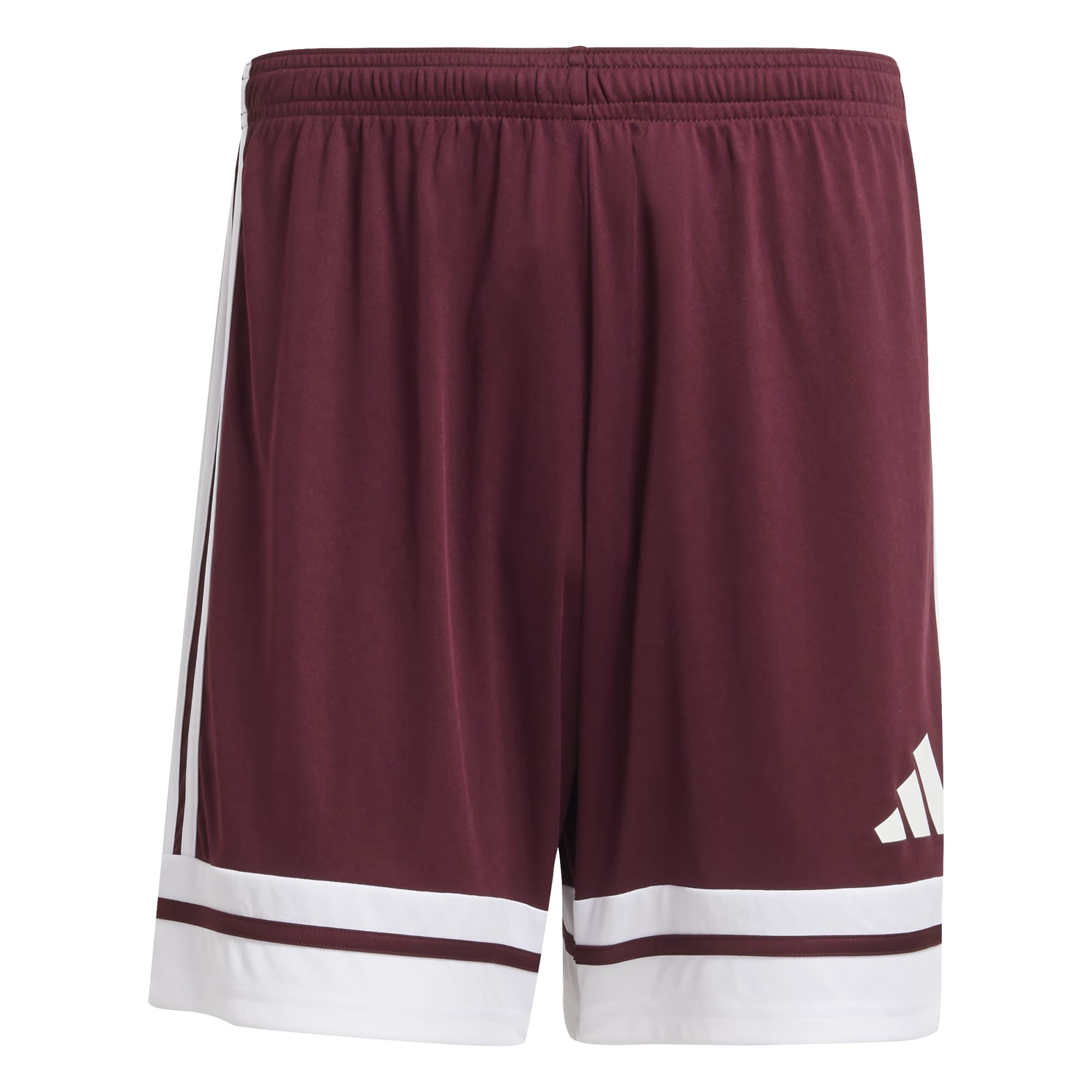 adidas Squadra 25 Men's Shorts Maroon 2-White (Front)