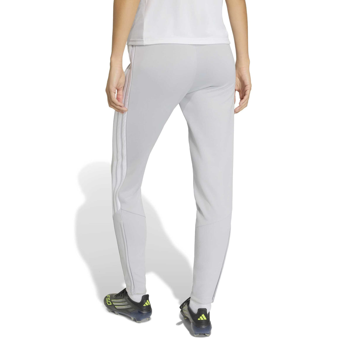 adidas Tiro 26 Women's League Pants Light Grey/White (Model - Back)