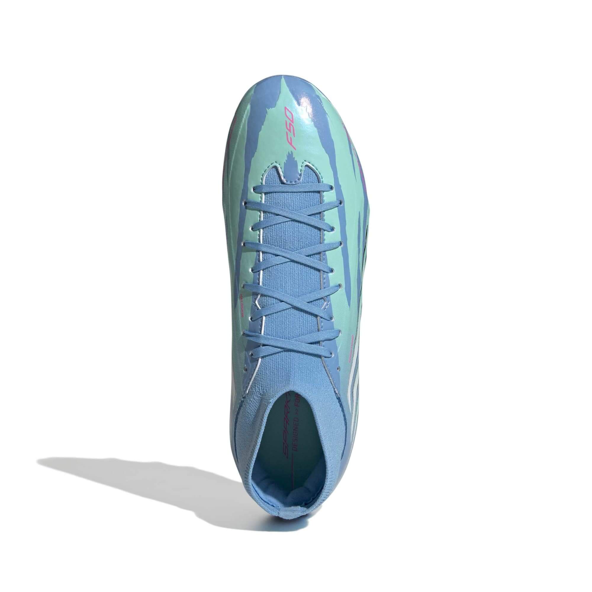 adidas Women's F50 Sparkfusion League Firm-Artificial Soccer Cleats - Trinity Rodman (Top)