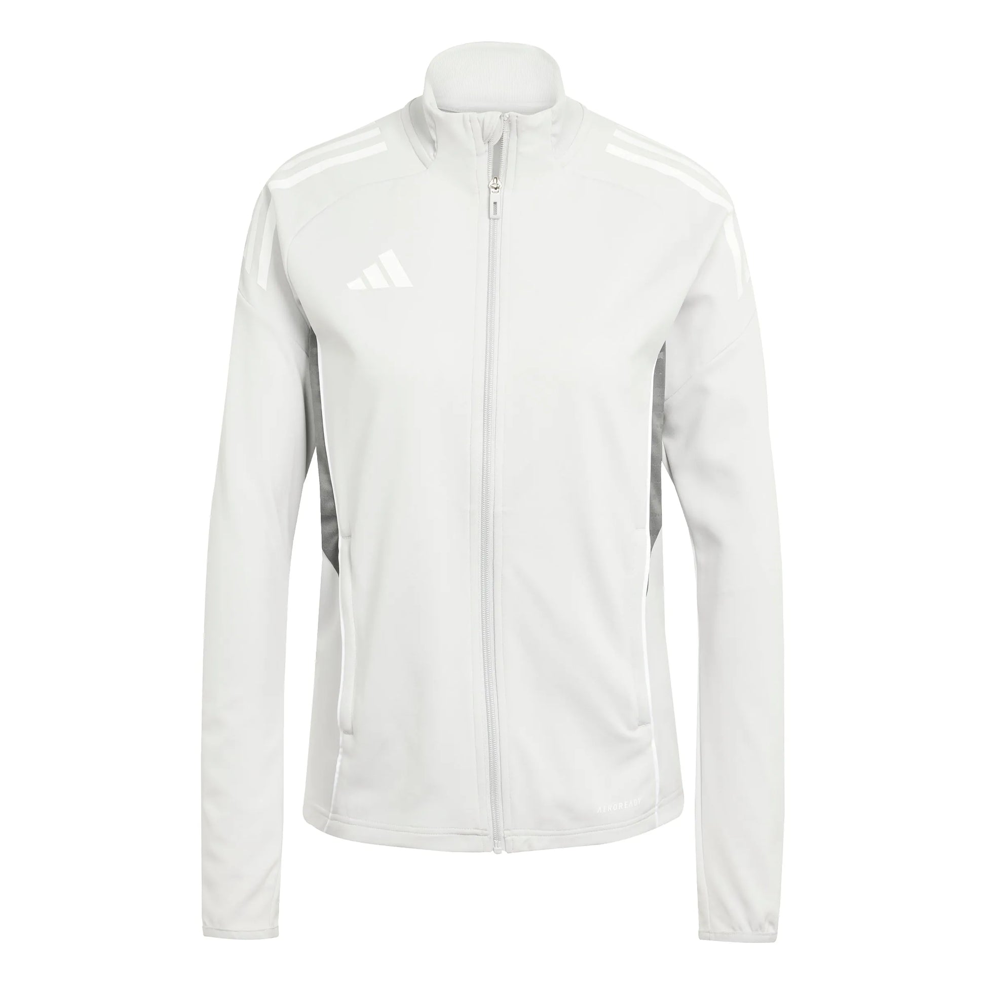 adidas Women's Tiro 25 Competition Track Jacket Light Grey (Front)