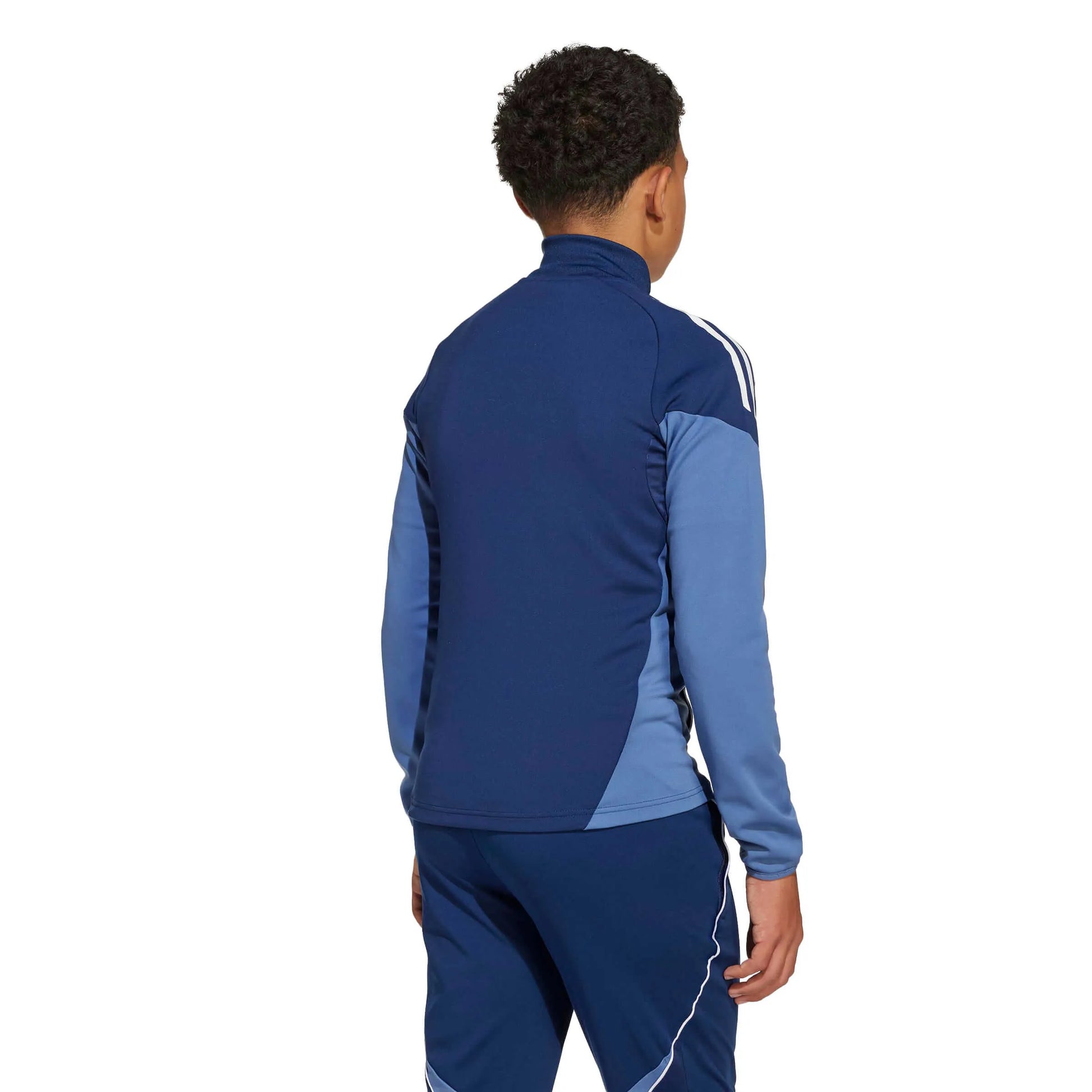 adidas Youth Tiro 25 Competition Training Jacket Navy Blue (Model - Back)