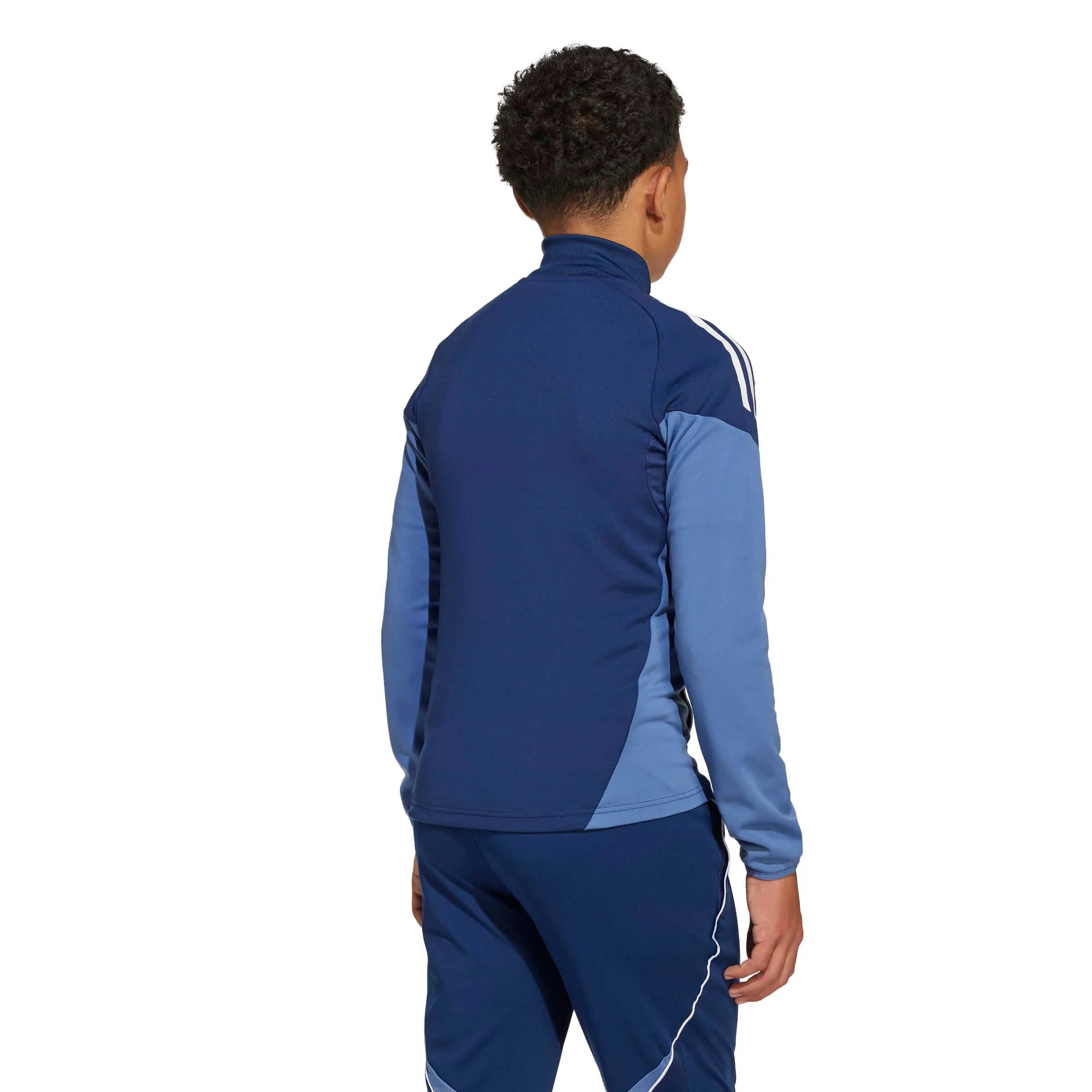 adidas Youth Tiro 25 Competition Training Jacket Navy Blue (Model - Back)
