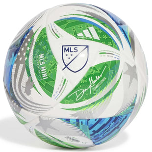 adidas 2025 MLS Mini Ball Size 1 (10 Ball & Bag Bundle)
