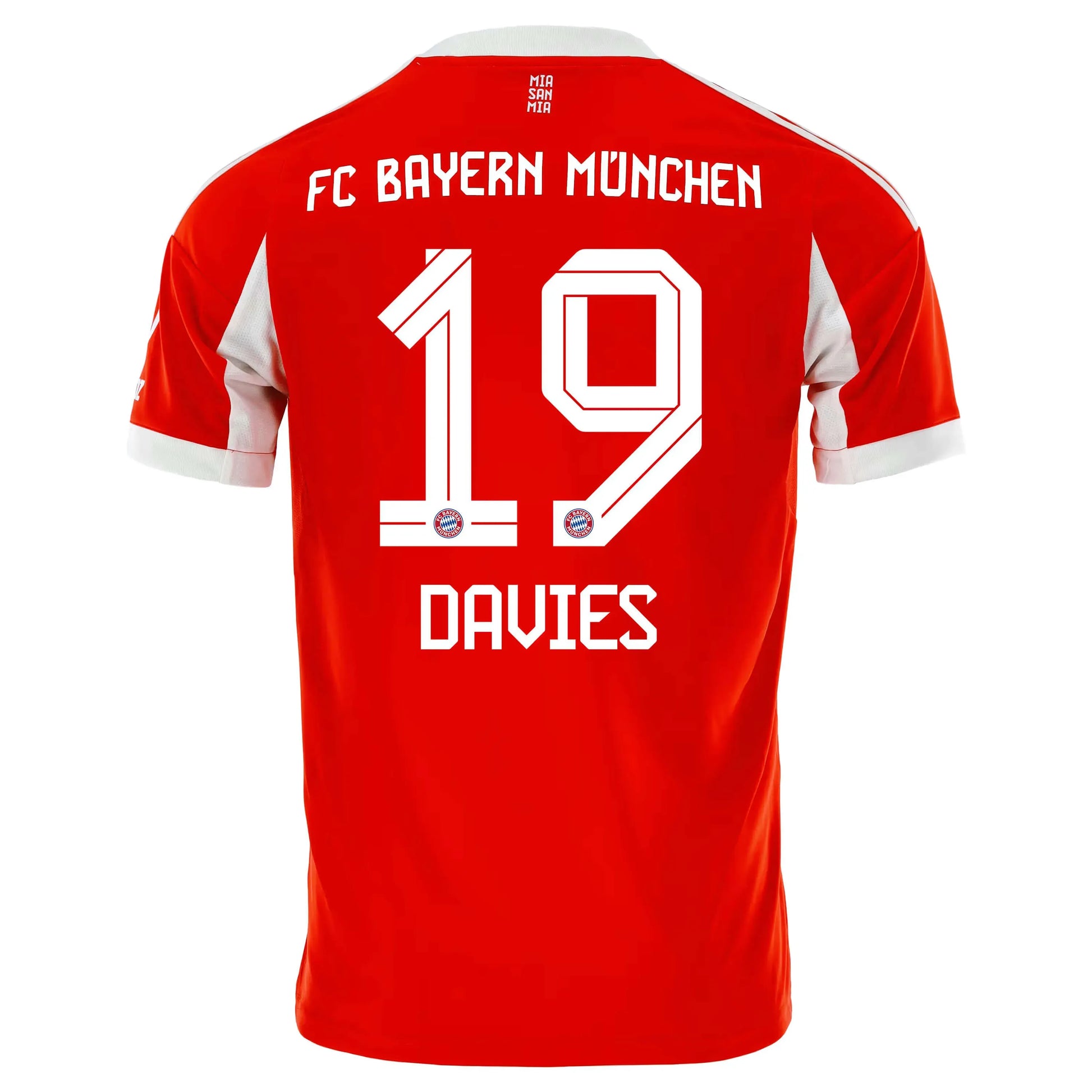 adidas 2025-26 Bayern Munich Men's Stadium Home Soccer Jersey (Davies)