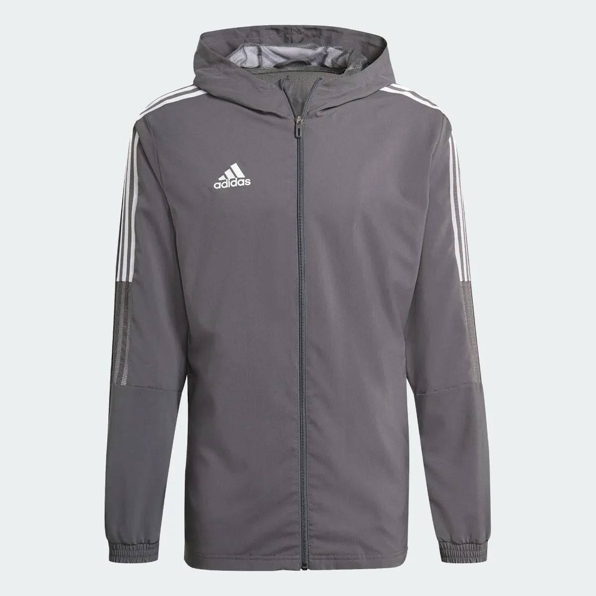 Adidas Tiro 21 Windbreaker Jacket - Team Grey (Front)