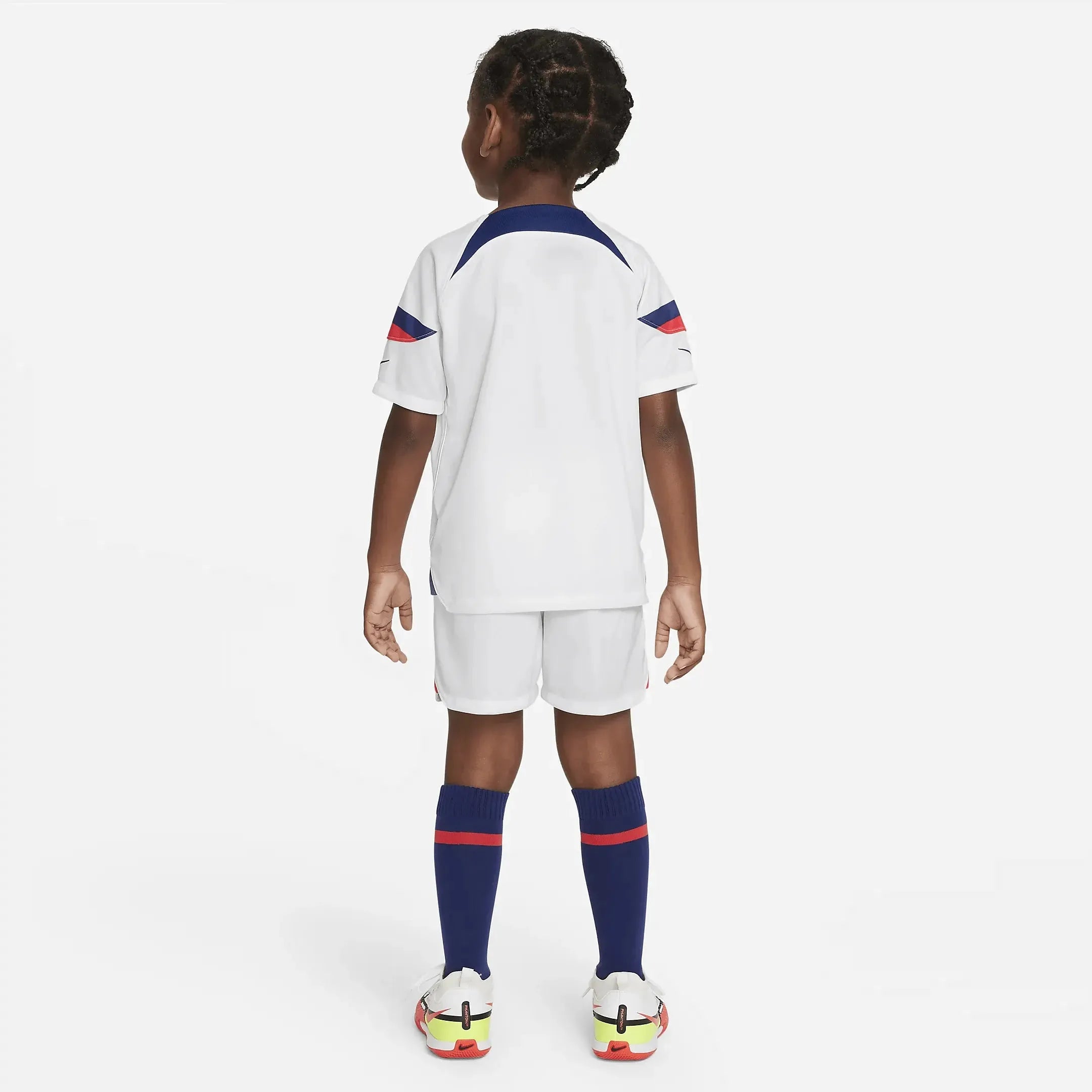 Nike 2022-23 USA Little Kids' Home Kit (Model - Back)