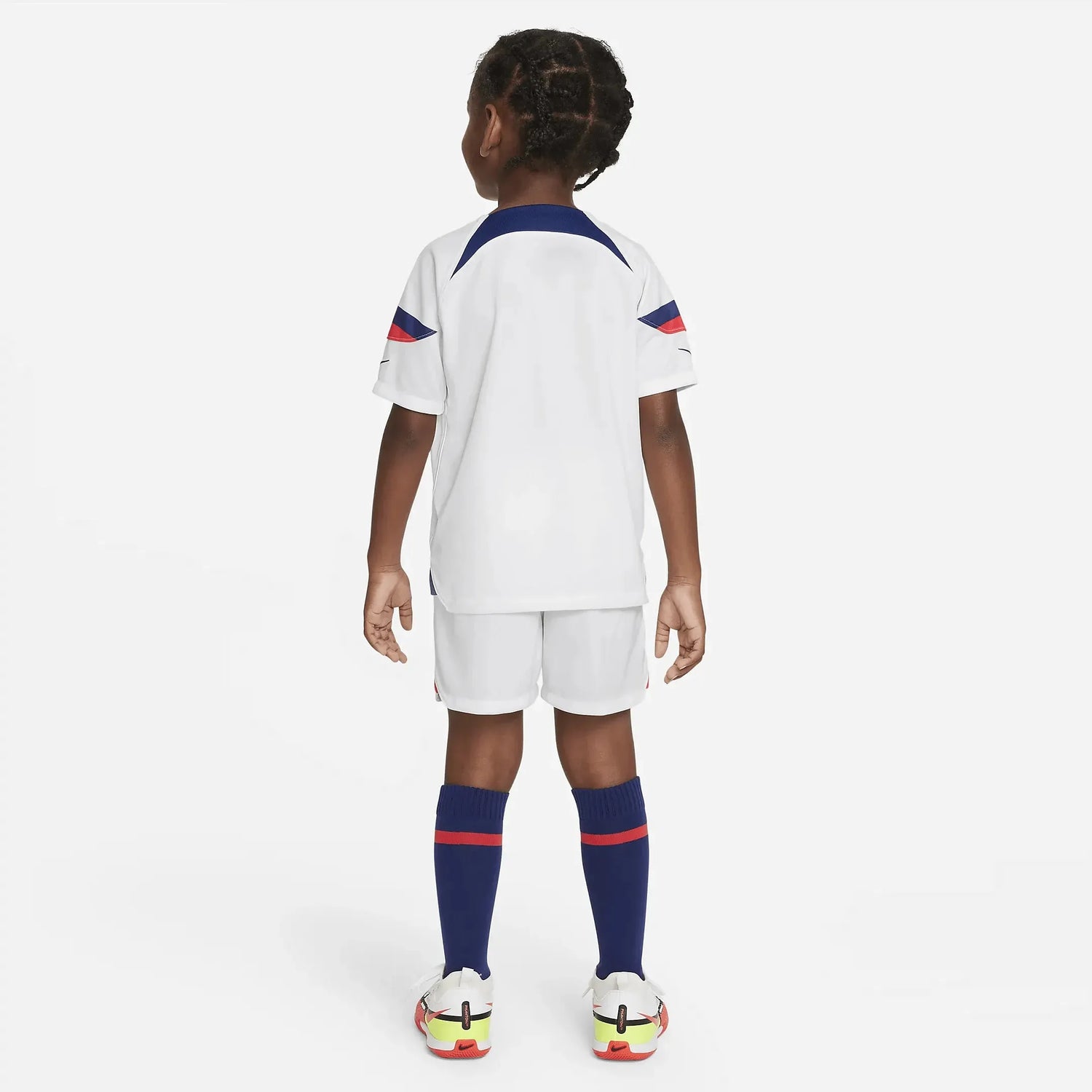 Nike 2022-23 USA Little Kids' Home Kit (Model - Back)