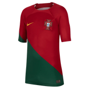 Nike 2022-23 Portugal YOUTH Home Jersey - Red-Green (Front)