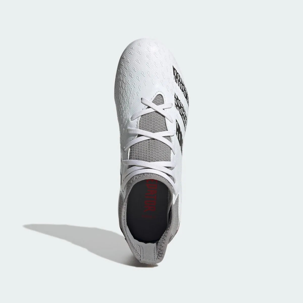 Adidas JR Predator Freak .3 FG - White-Iron Metallic (Top)