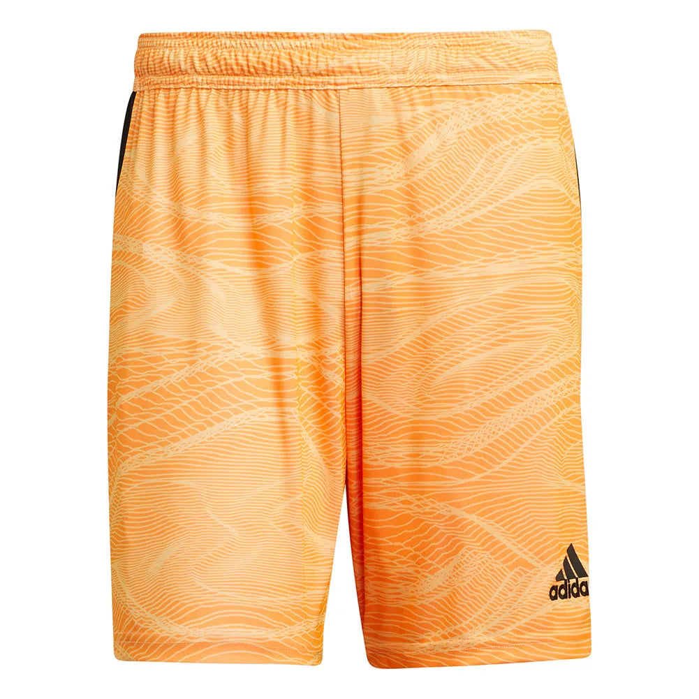 Adidas Youth Condivo 21 Goalkeeper Shorts (Acid Orange)