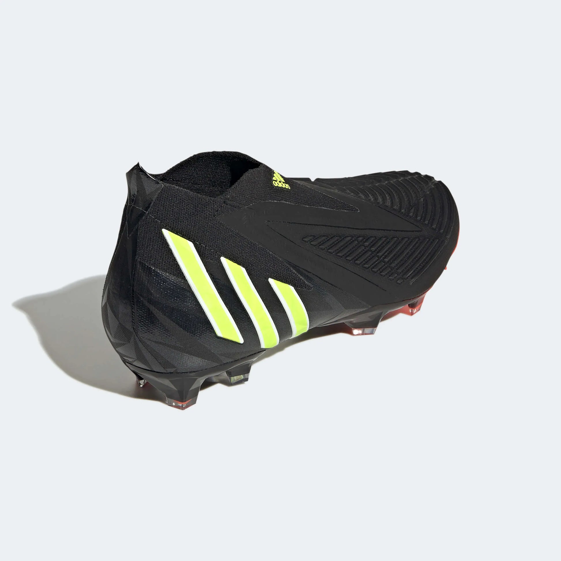 adidas Predator Edge + FG - Black-Solar Yellow (Diagonal 2)